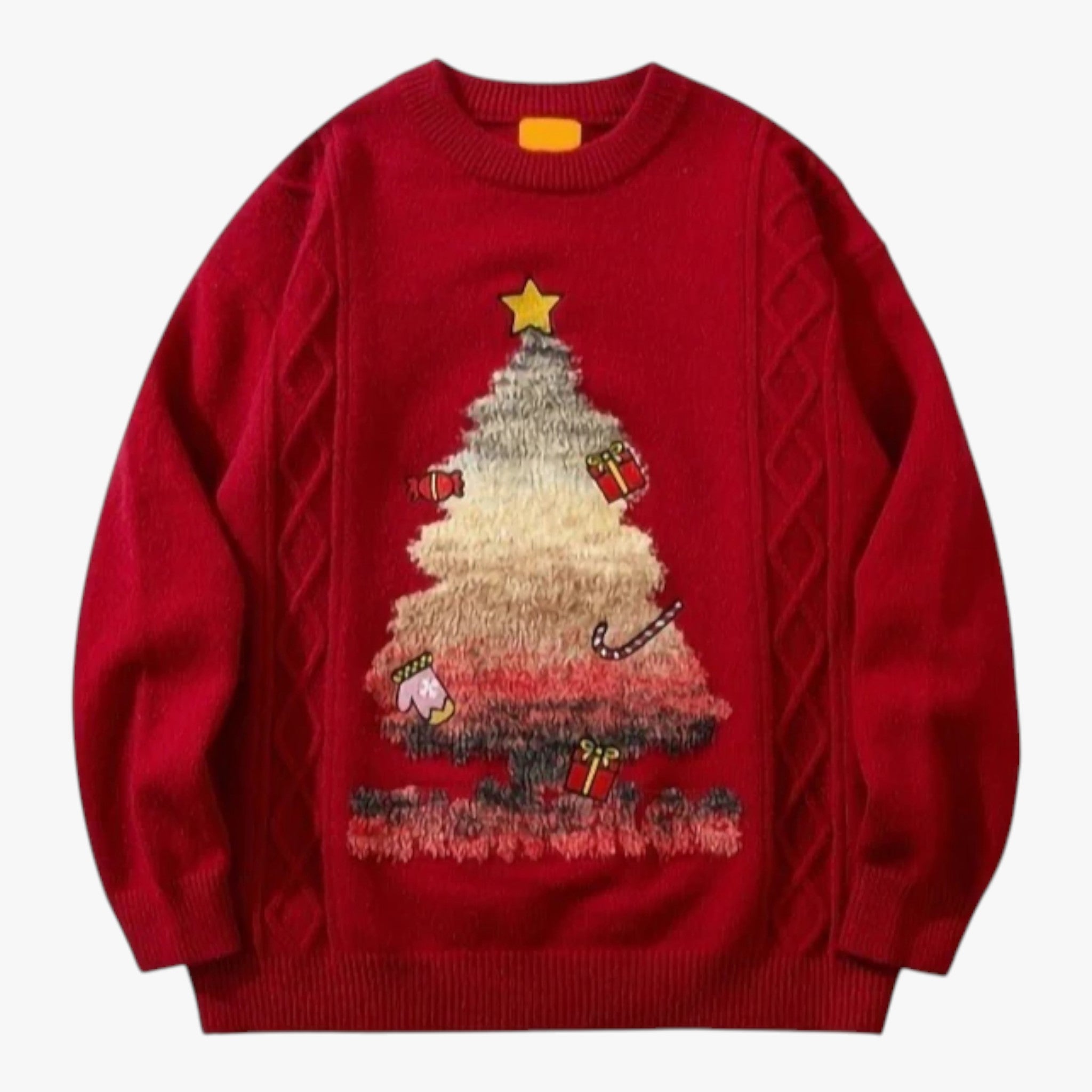 Stilfuld herrecasual strikketsal til efteråret - Rood - - {{ product_tags }