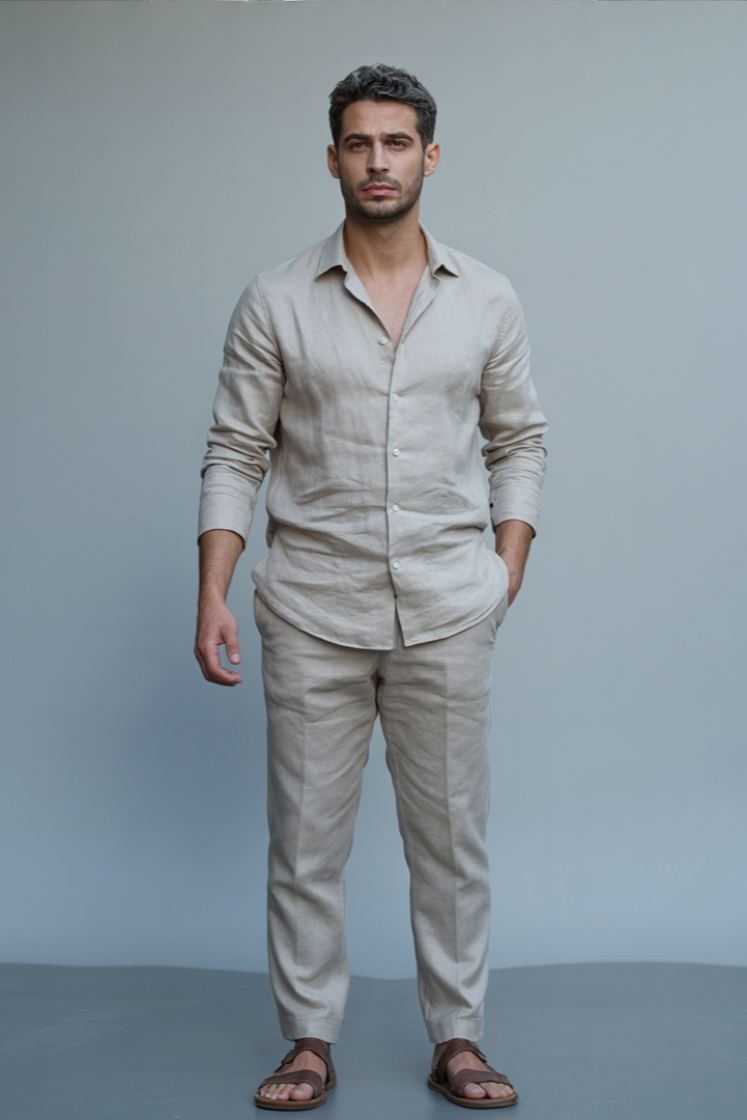 Marty | Outfitsæt i hør til mænd - - Herretøj - {{ product_tags }