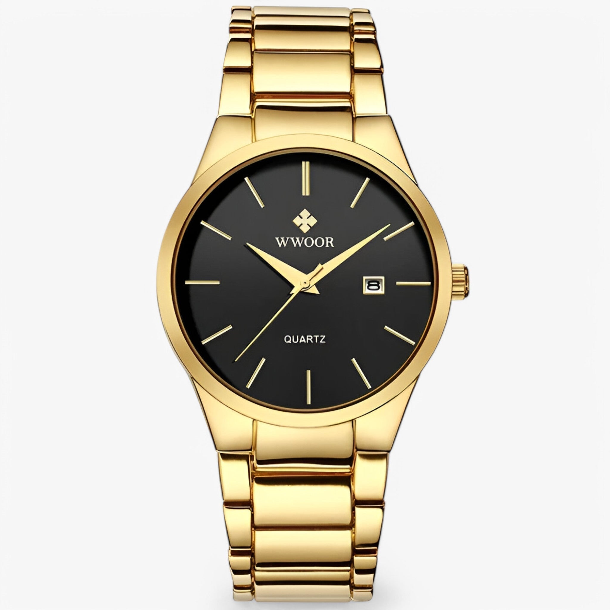 Marcello | Herreur i Elegant Guld Design - Sort Guld - Ure - {{ product_tags }