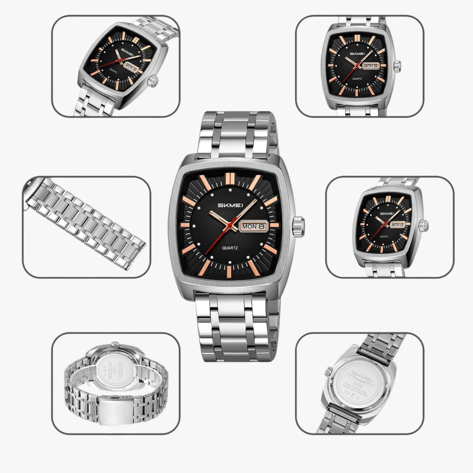 Alfred | Vandtæt herreur med dato og selvlysende urskive - - Alfred | Vandtæt herreur med dato og selvlysende urskive - €25 - {{ product_tags }