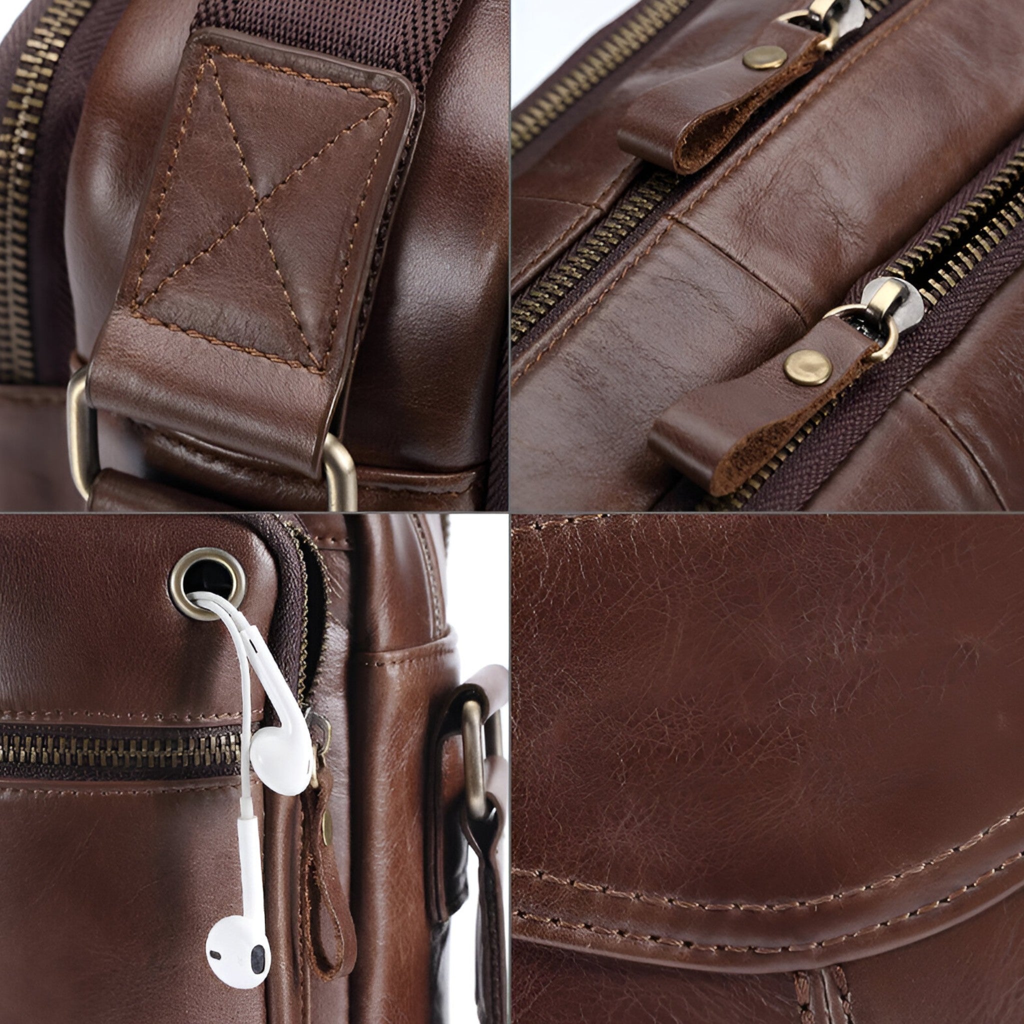 Noah | Læder taske - Elegant og funktionel - - bags - {{ product_tags }