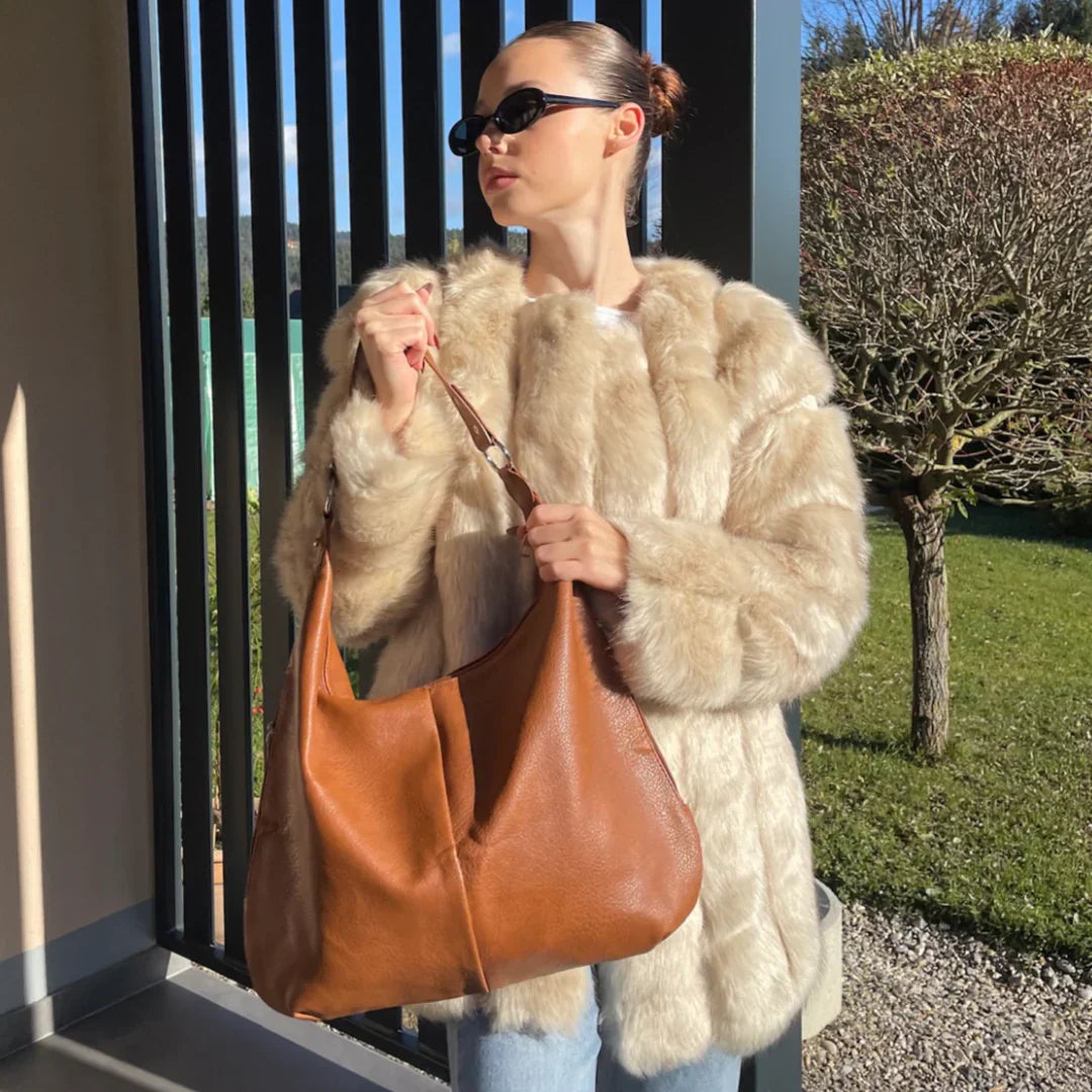 Kaia Vegansk Læder Hobo Taske - - bags - {{ product_tags }
