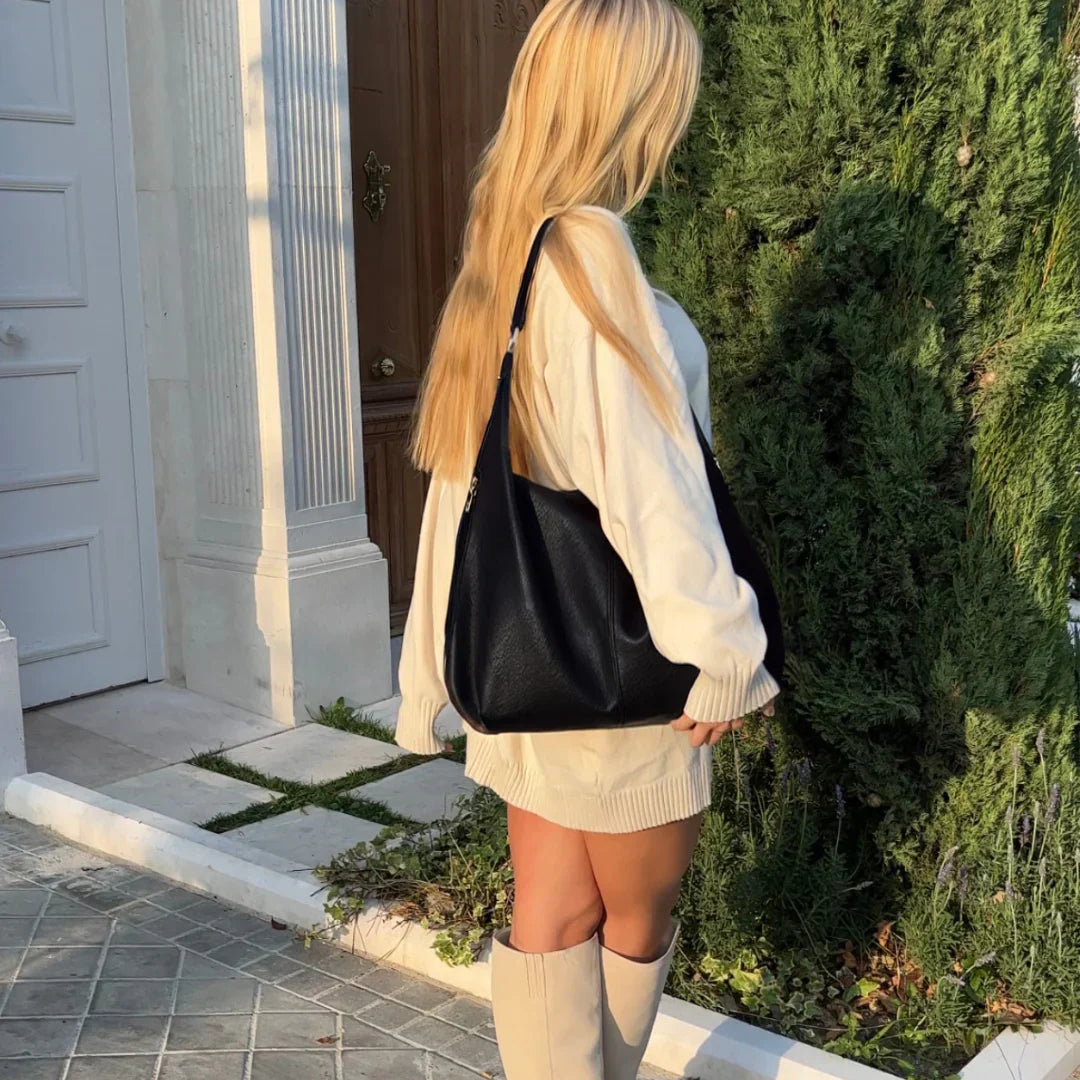 Kaia Vegansk Læder Hobo Taske - - bags - {{ product_tags }