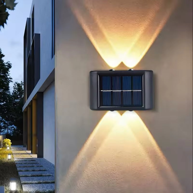 Udendørs Solar LED Facadelys - Vejrbestandig Op/Ned