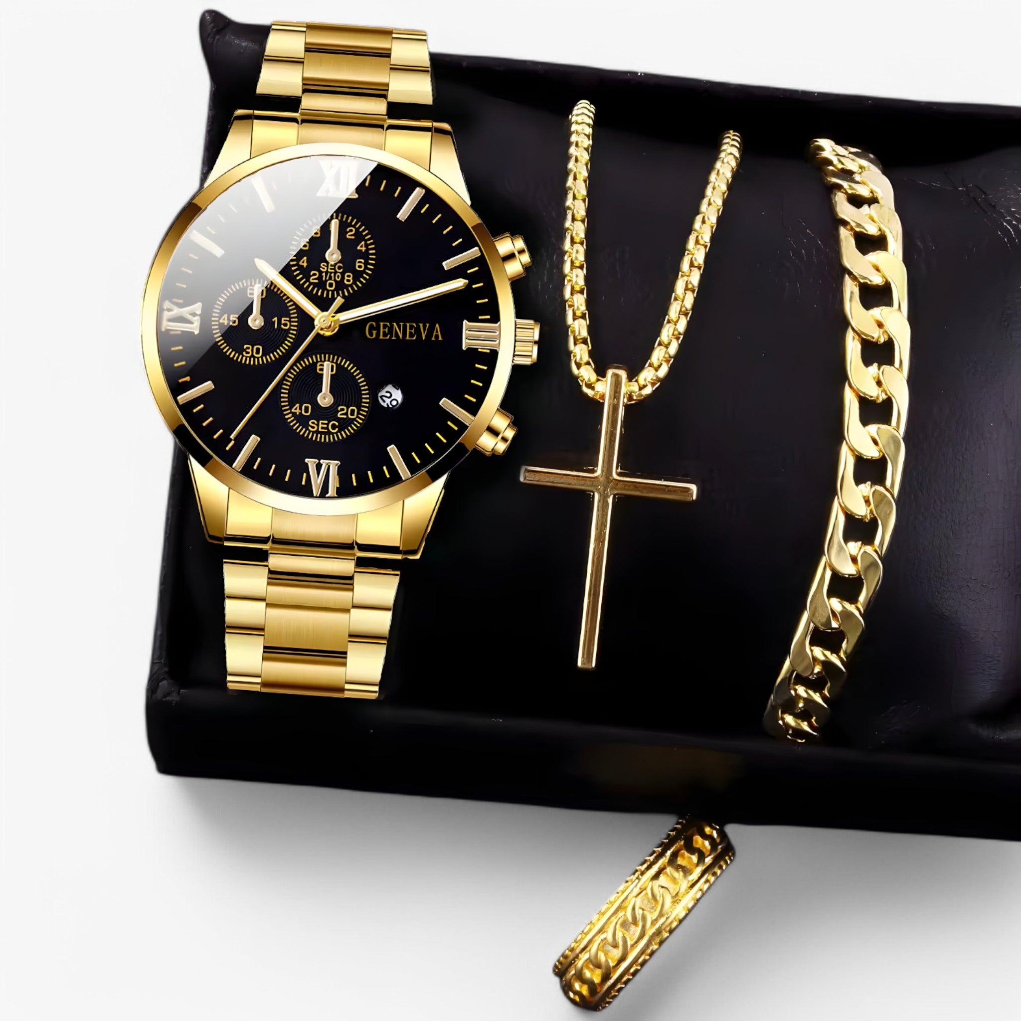 Jerry | Elegant Ur- & Smykkesæt - - watches - {{ product_tags }