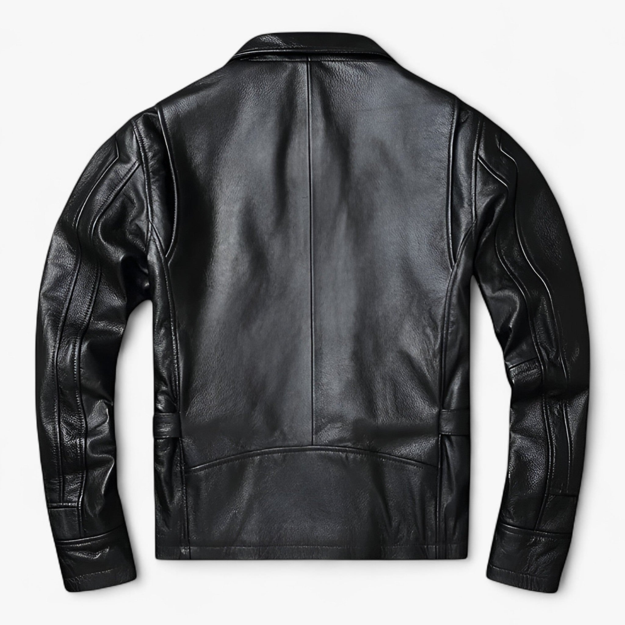 Jackson | Herre læder bikerjakke - Vintage bikervarme - - Jacket - {{ product_tags }