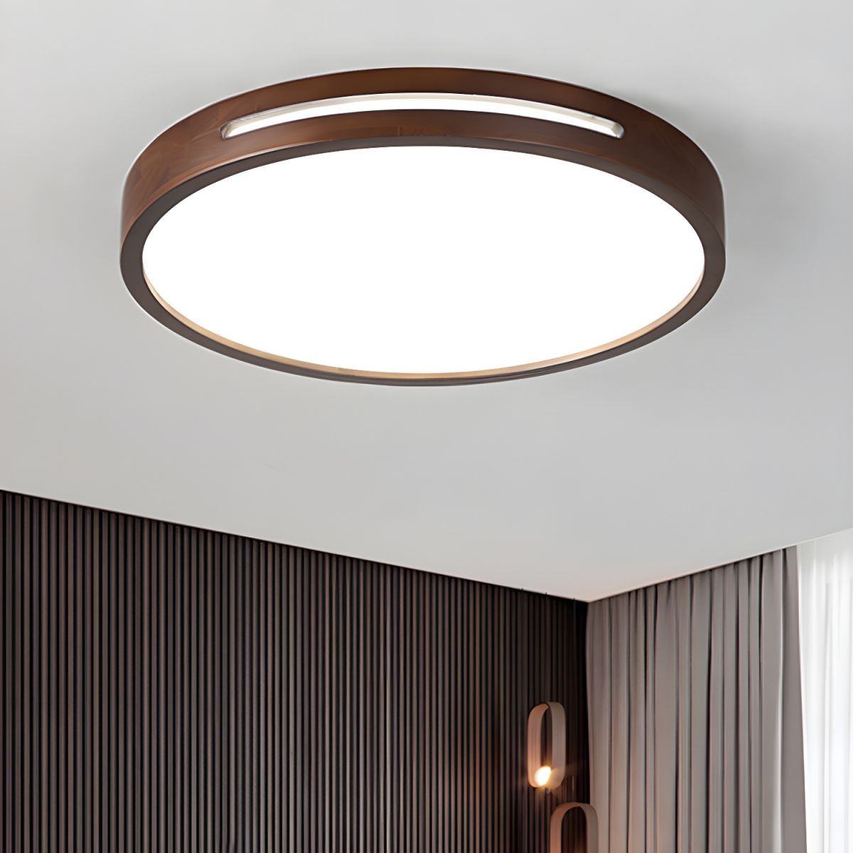Kintaro - Træramme LED Loftslampe