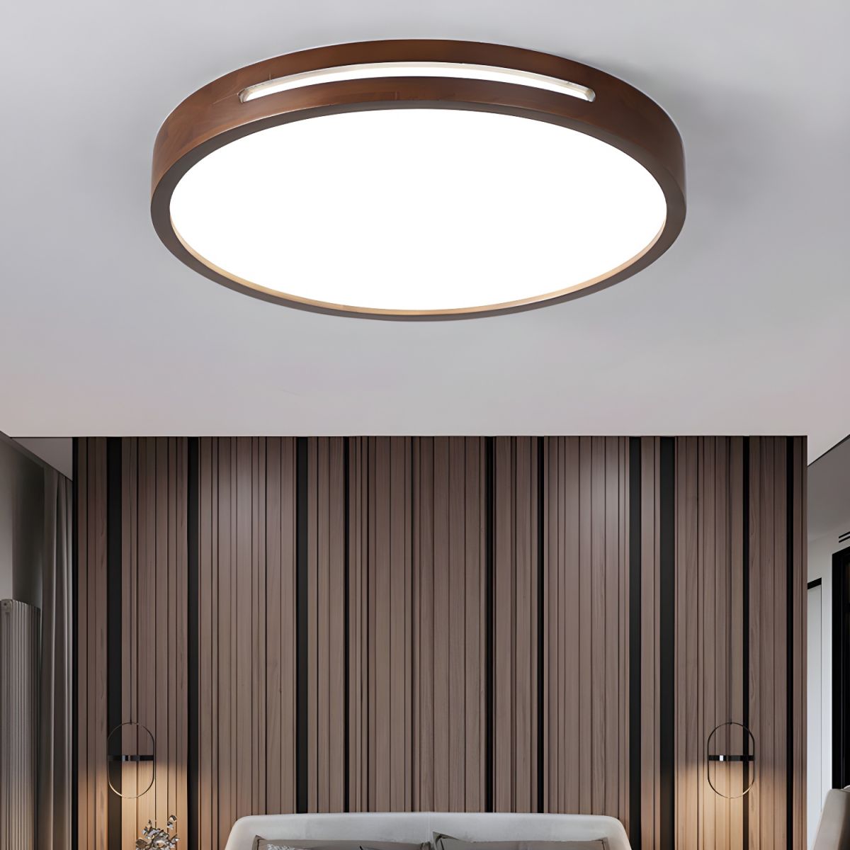Kintaro - Træramme LED Loftslampe
