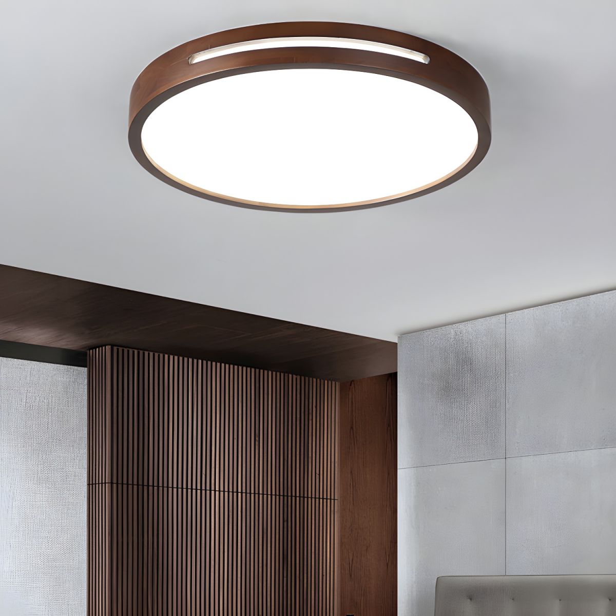 Kintaro - Træramme LED Loftslampe