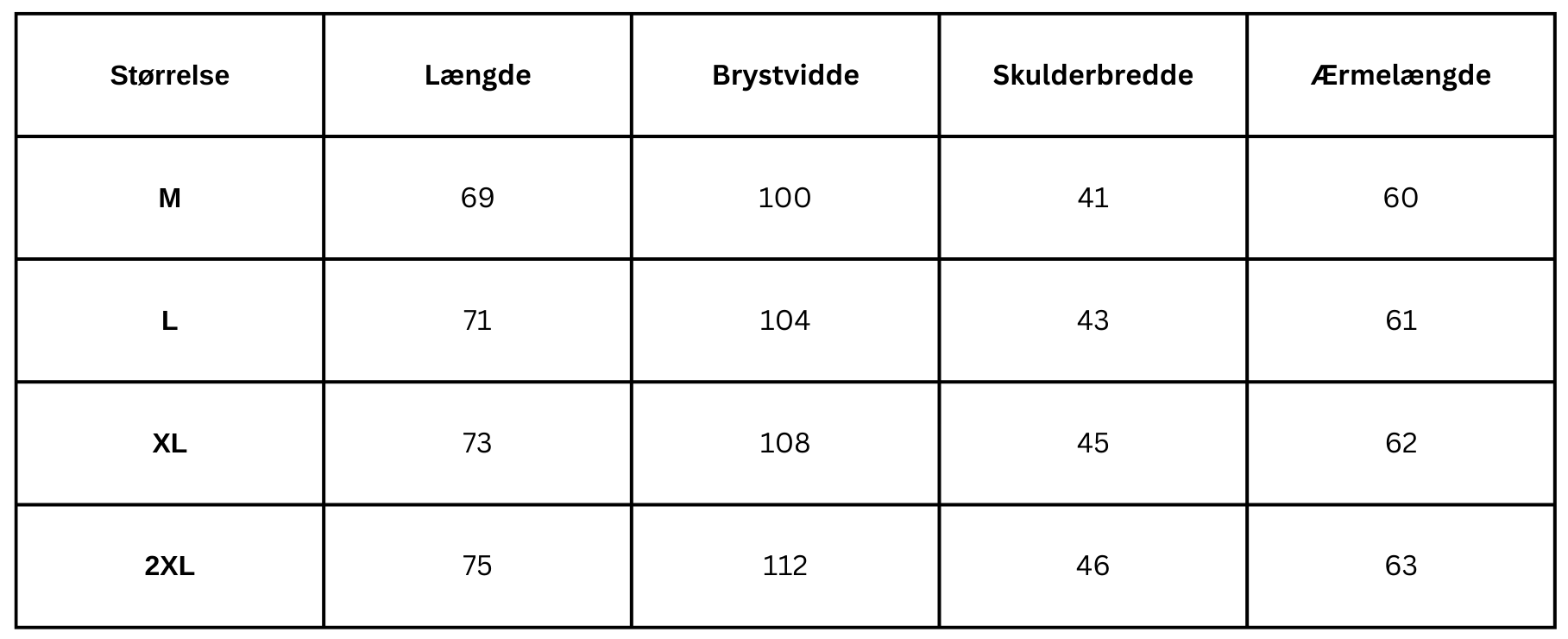 Size Guide