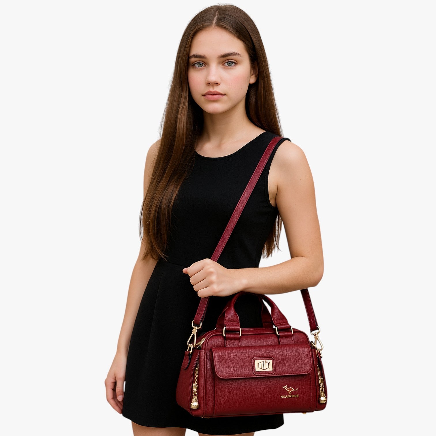 Siera | Elegance og praktiskhed til hver dag – Multifunktionslædertaske i PU-leder - - Siera | Elegance og praktiskhed til hver dag – Multifunktionslædertaske i PU-leder - €25 - {{ product_tags }