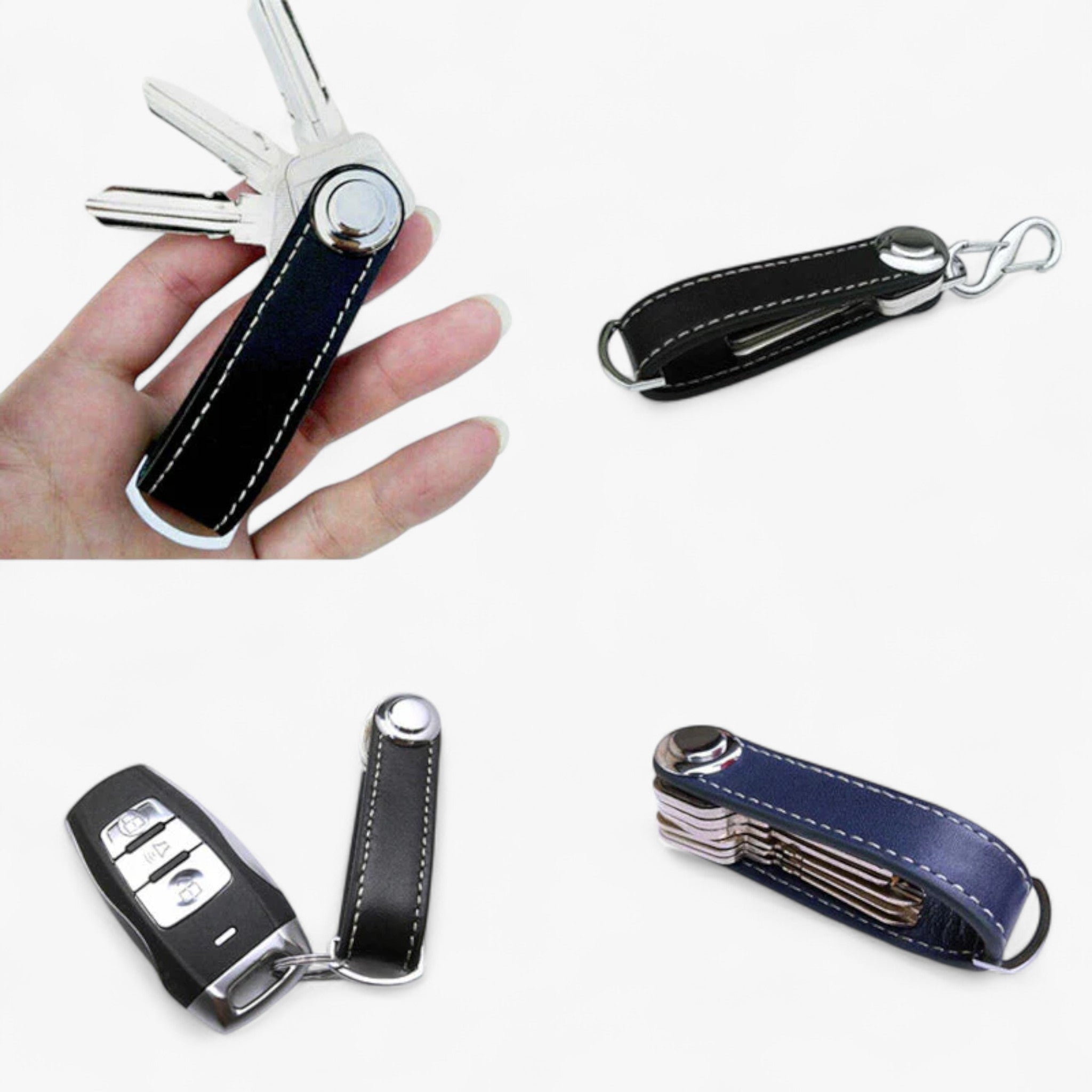 Nøglering i læder™ (1+2 GRATIS) - - other - {{ product_tags }