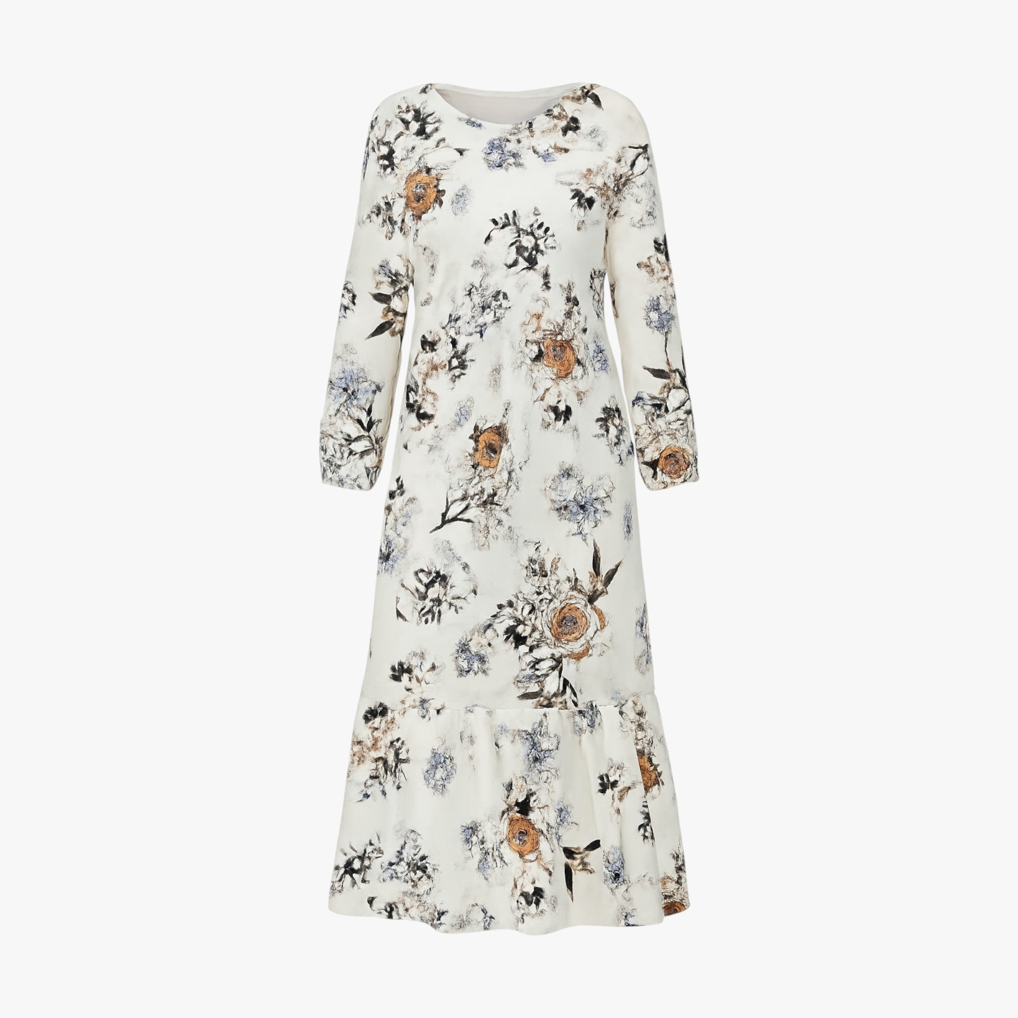 Thalia | Kvindernes Elegant Blomster Kjole - - Kvinders Kjoler - {{ product_tags }
