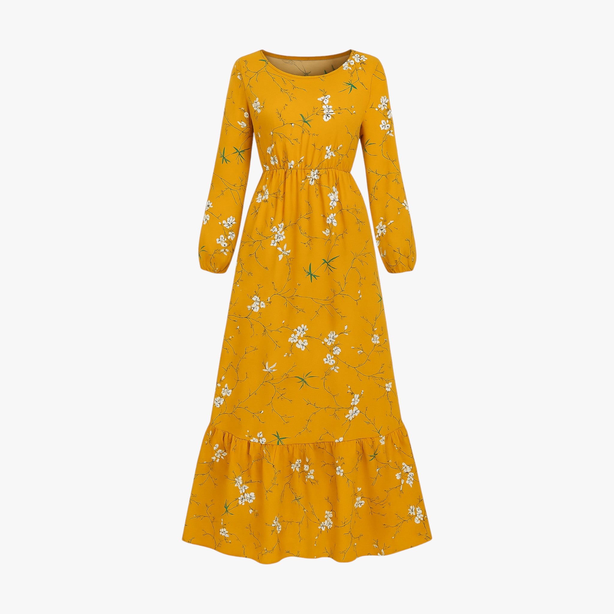 Thalia | Kvindernes Elegant Blomster Kjole - - Kvinders Kjoler - {{ product_tags }