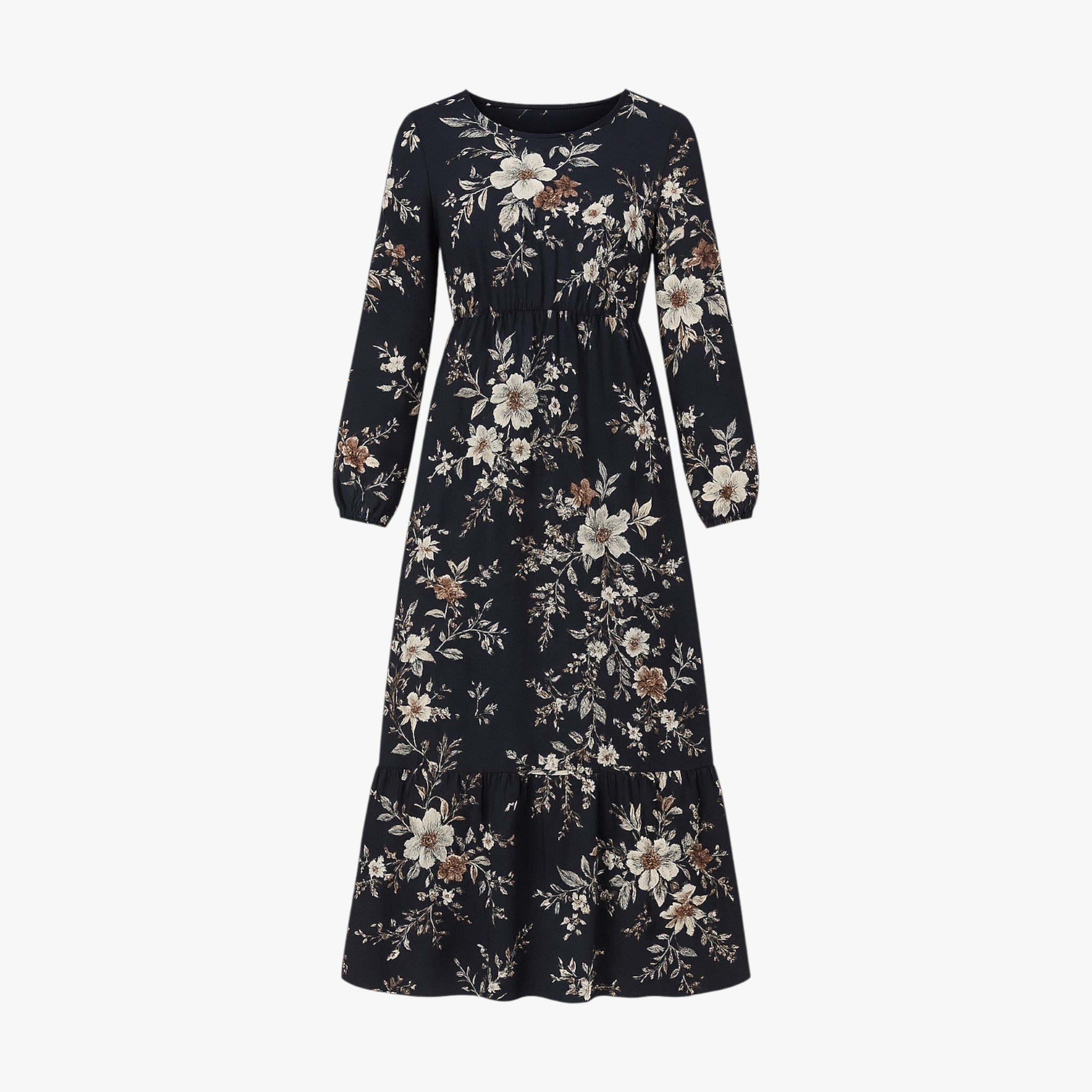 Thalia | Kvindernes Elegant Blomster Kjole - - Kvinders Kjoler - {{ product_tags }