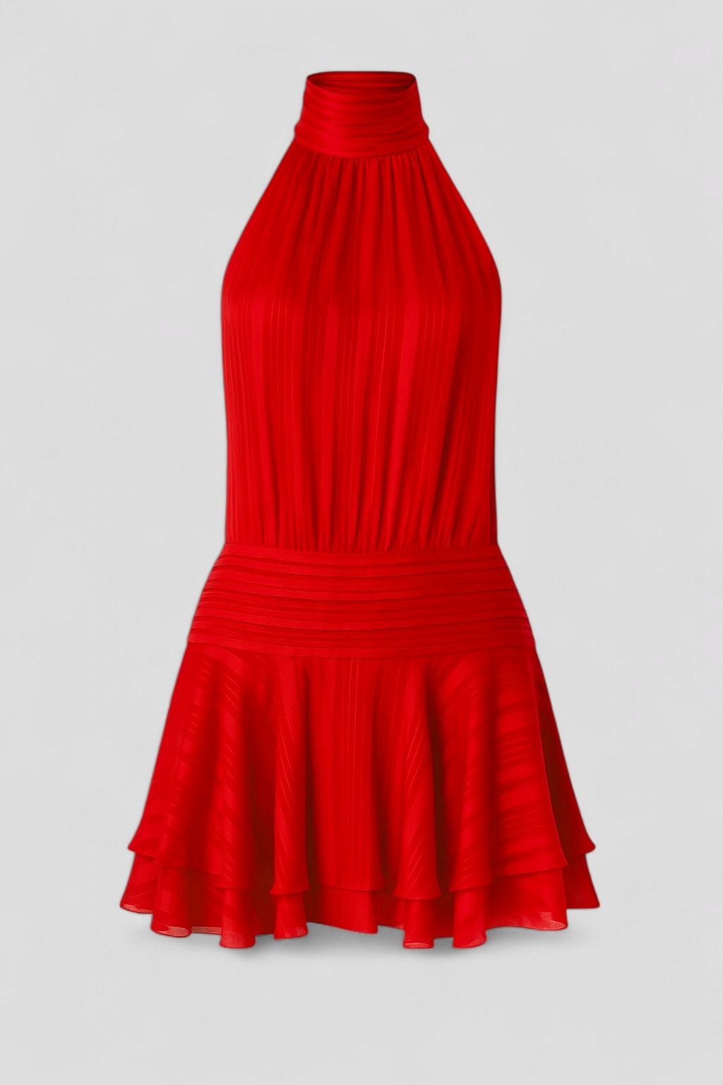 Ilona | Kvindernes Elegante Mini Kjole - Rød - Kvinders Kjoler - {{ product_tags }