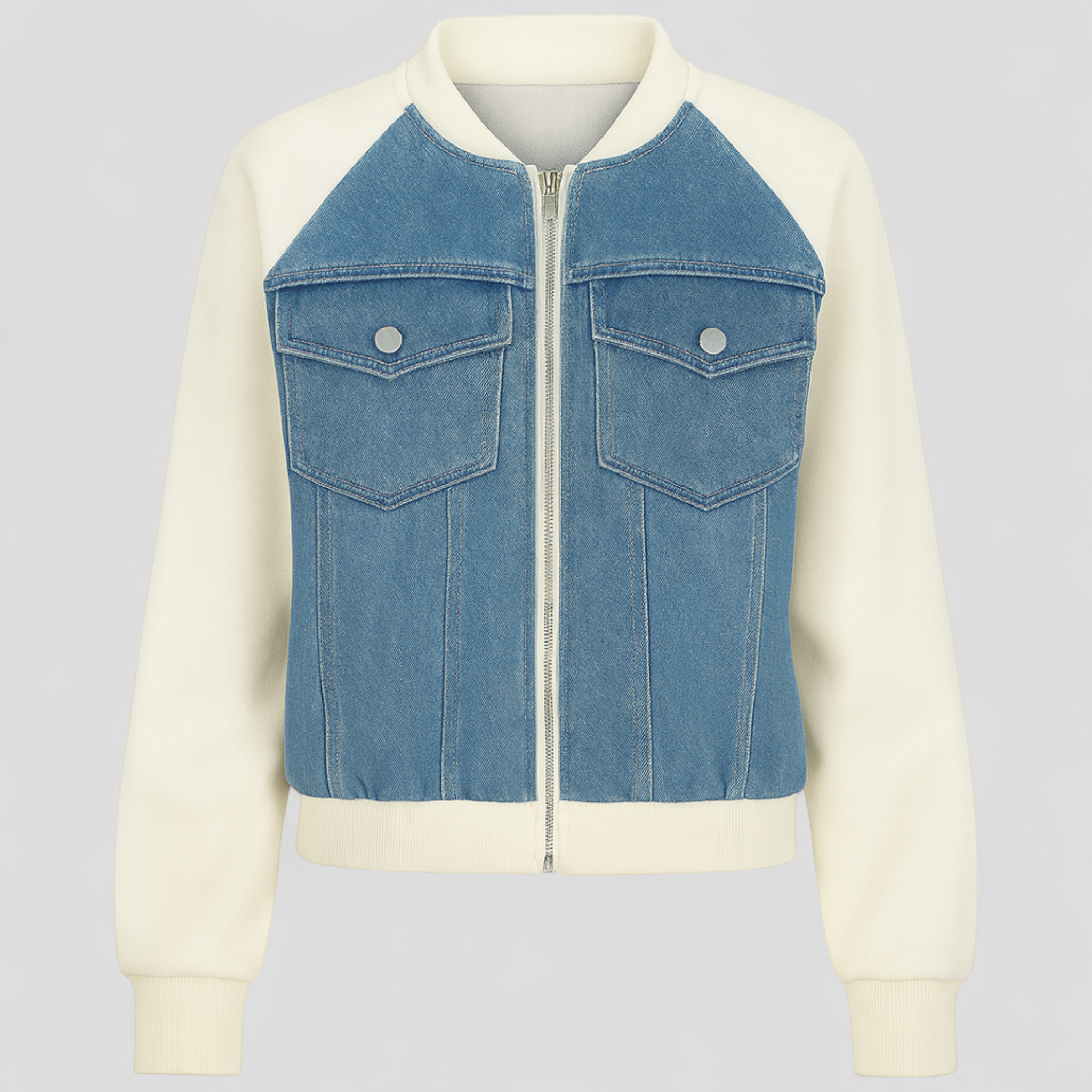 Silvanna | Kvinders Alsidige Denim Jakke - Blå - Kvinders denimjakker - {{ product_tags }