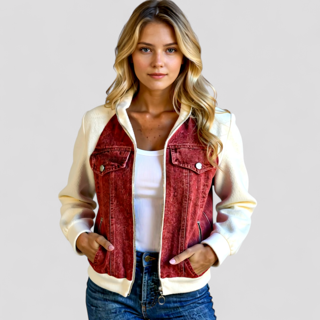 Silvanna | Kvinders Alsidige Denim Jakke - - Kvinders denimjakker - {{ product_tags }