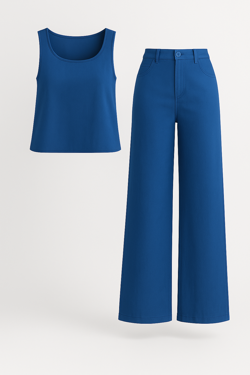 Lydia | Kvinders Boho To-Delt Sommer Sæt - Mørkeblå - Casual kjoler - {{ product_tags }