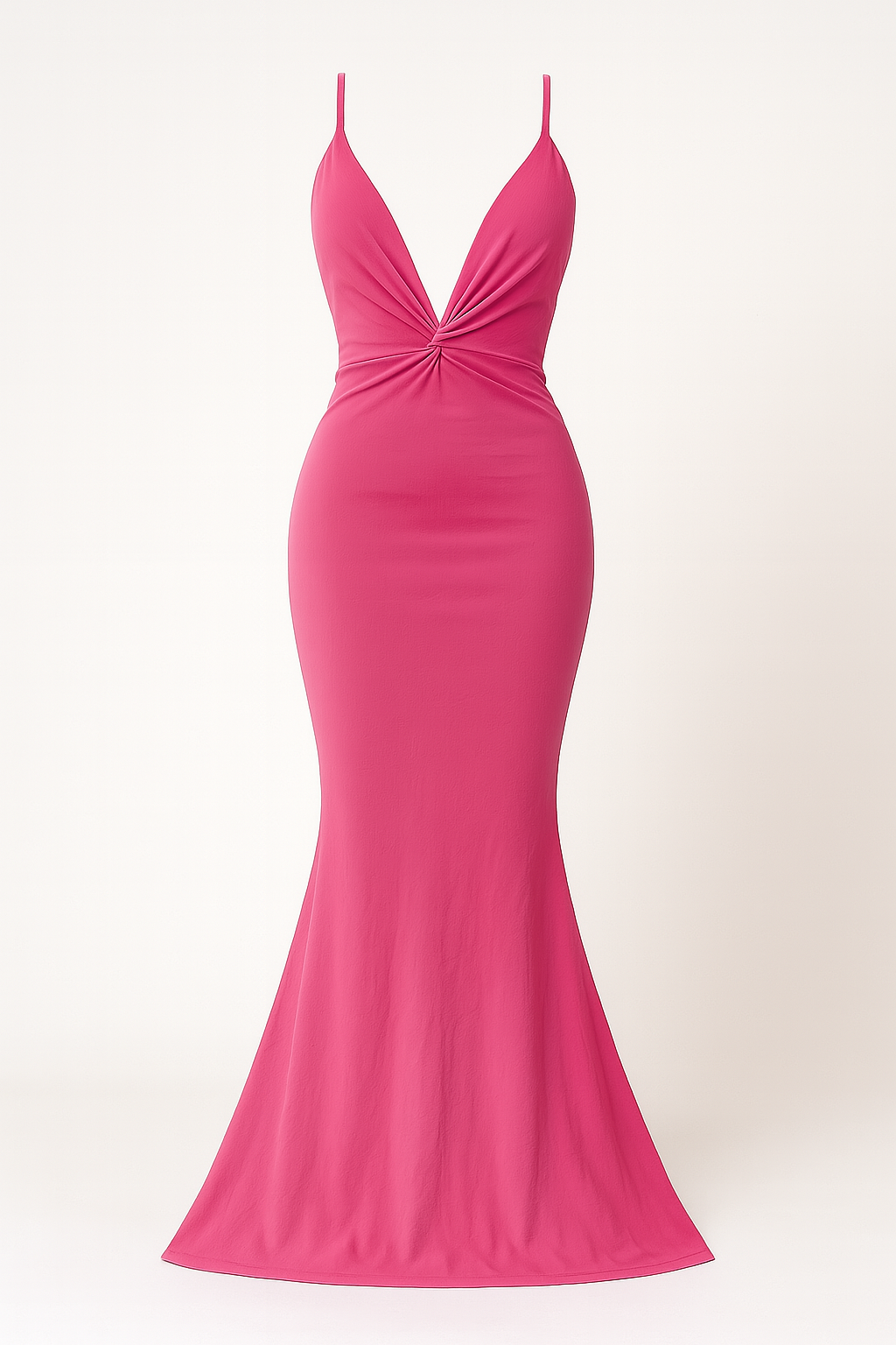 Carol | Kvinders Elegant Aftenkjole Med Komfort - Magenta - Kjoler - {{ product_tags }