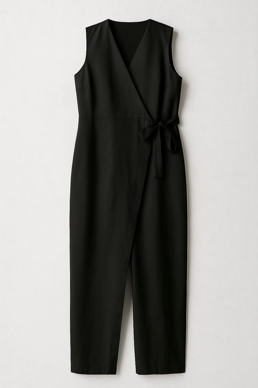 Leona | Kvinders Elegant Buksedragt Uden Ærmer - Sort - Jumpsuits - {{ product_tags }