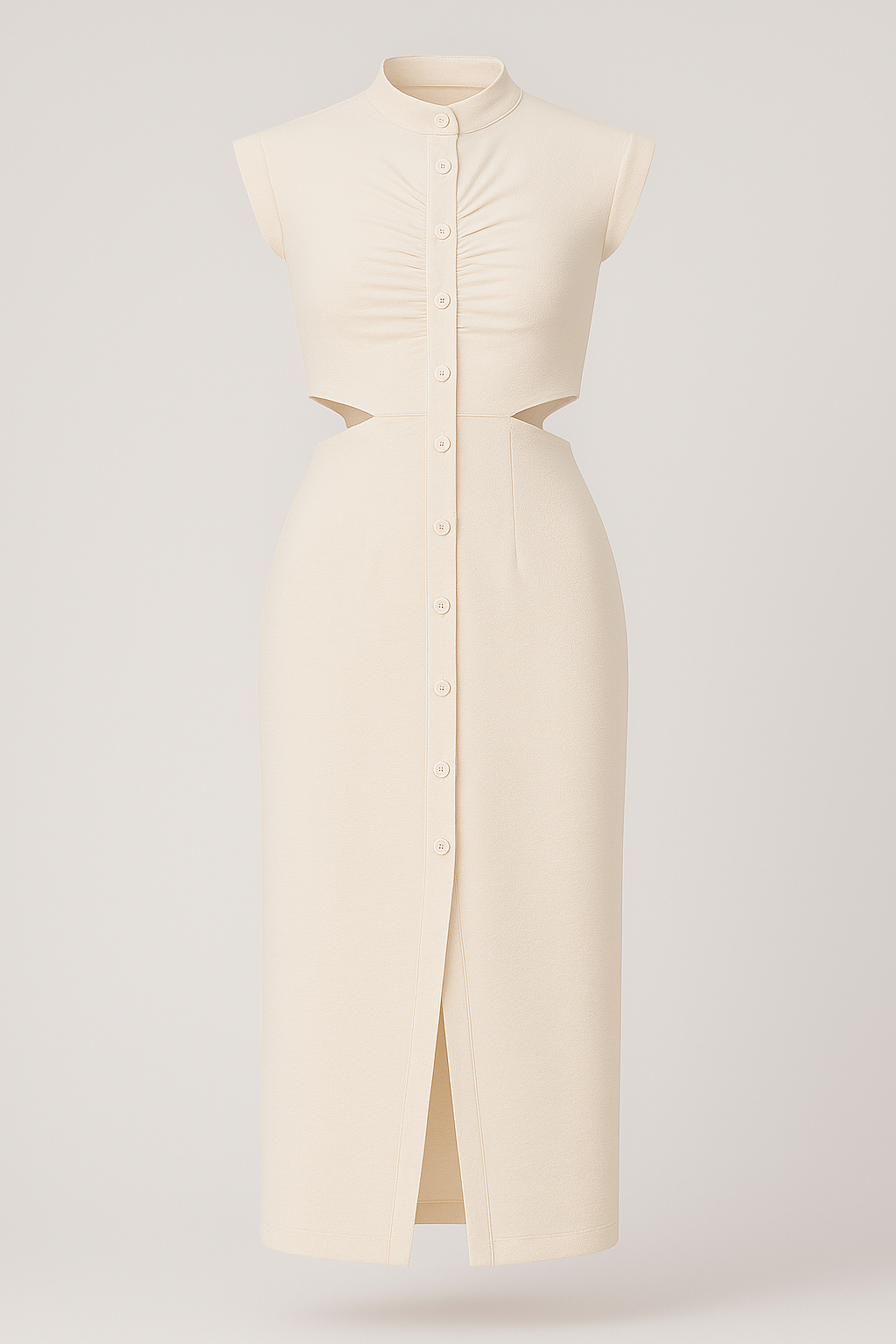 Lisette | Kvinders Elegant Kjole - Abrikos - Kvinders Kjoler - {{ product_tags }