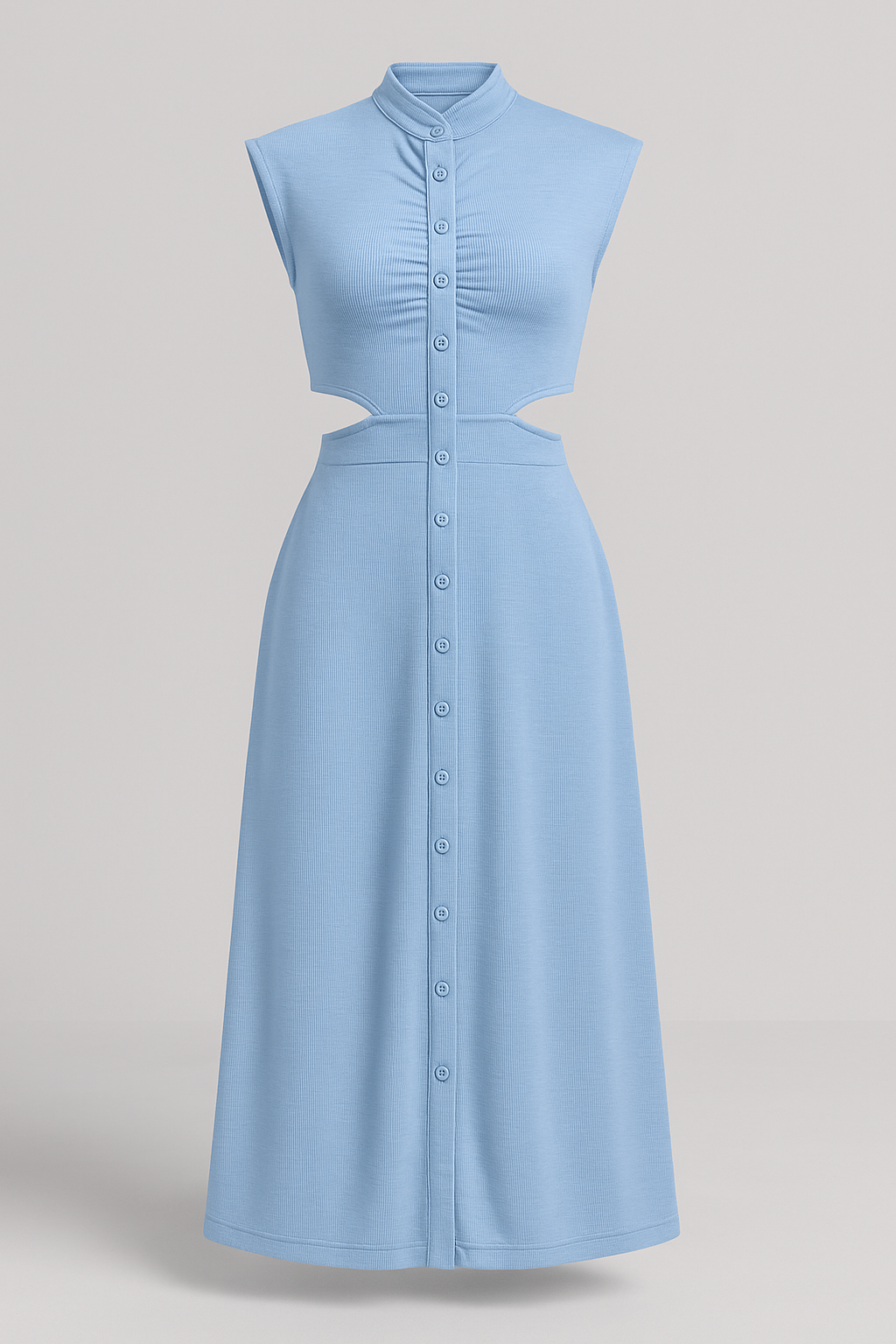 Lisette | Kvinders Elegant Kjole - Blå - Kvinders Kjoler - {{ product_tags }