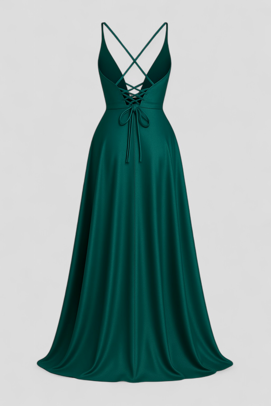 Camellia | Kvinders Elegant Lang Kjole med V-Hals - - Kvinders Kjoler - {{ product_tags }