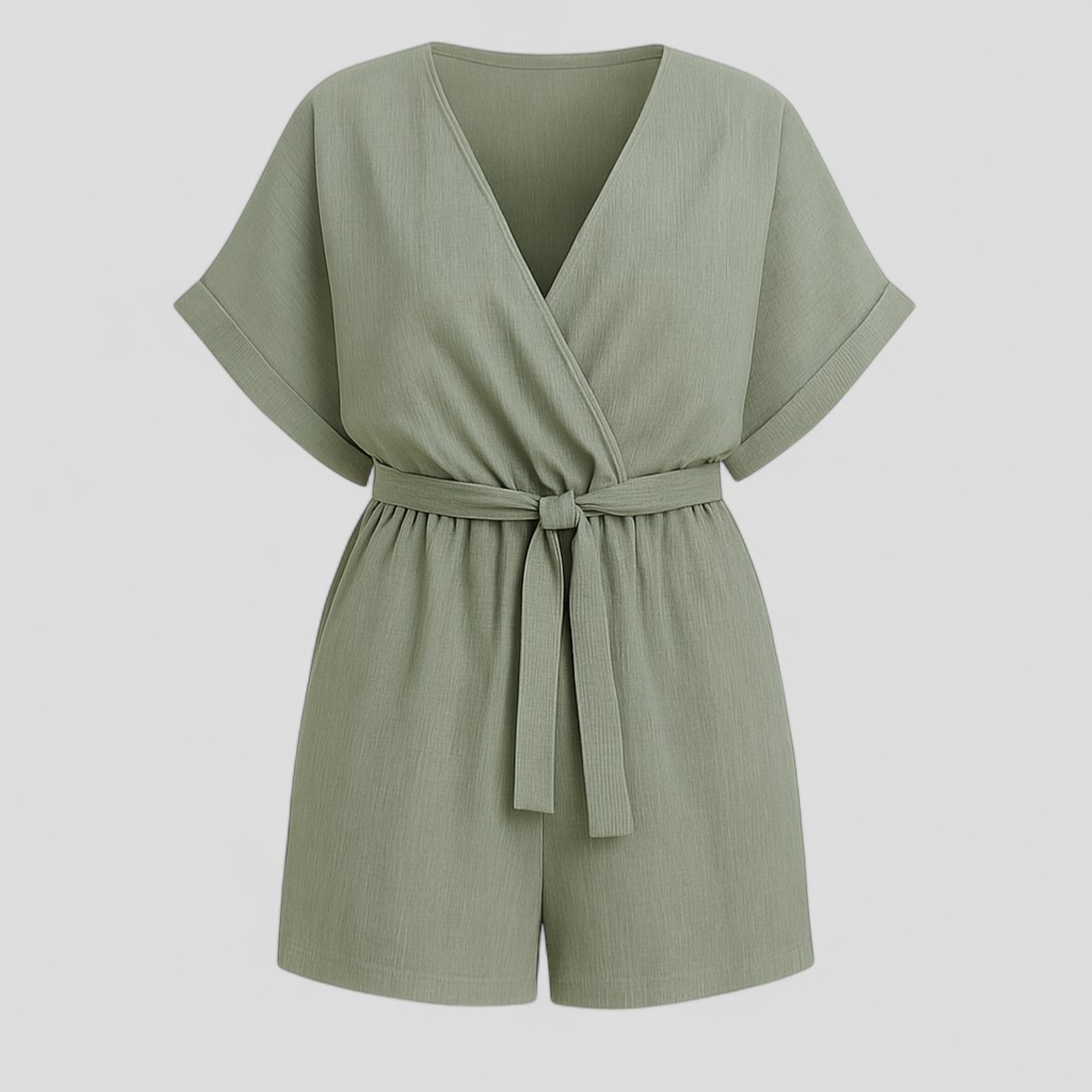 Martina | Kvinders Elegant Linned Jumpsuit - Grøn - Jumpsuits - {{ product_tags }