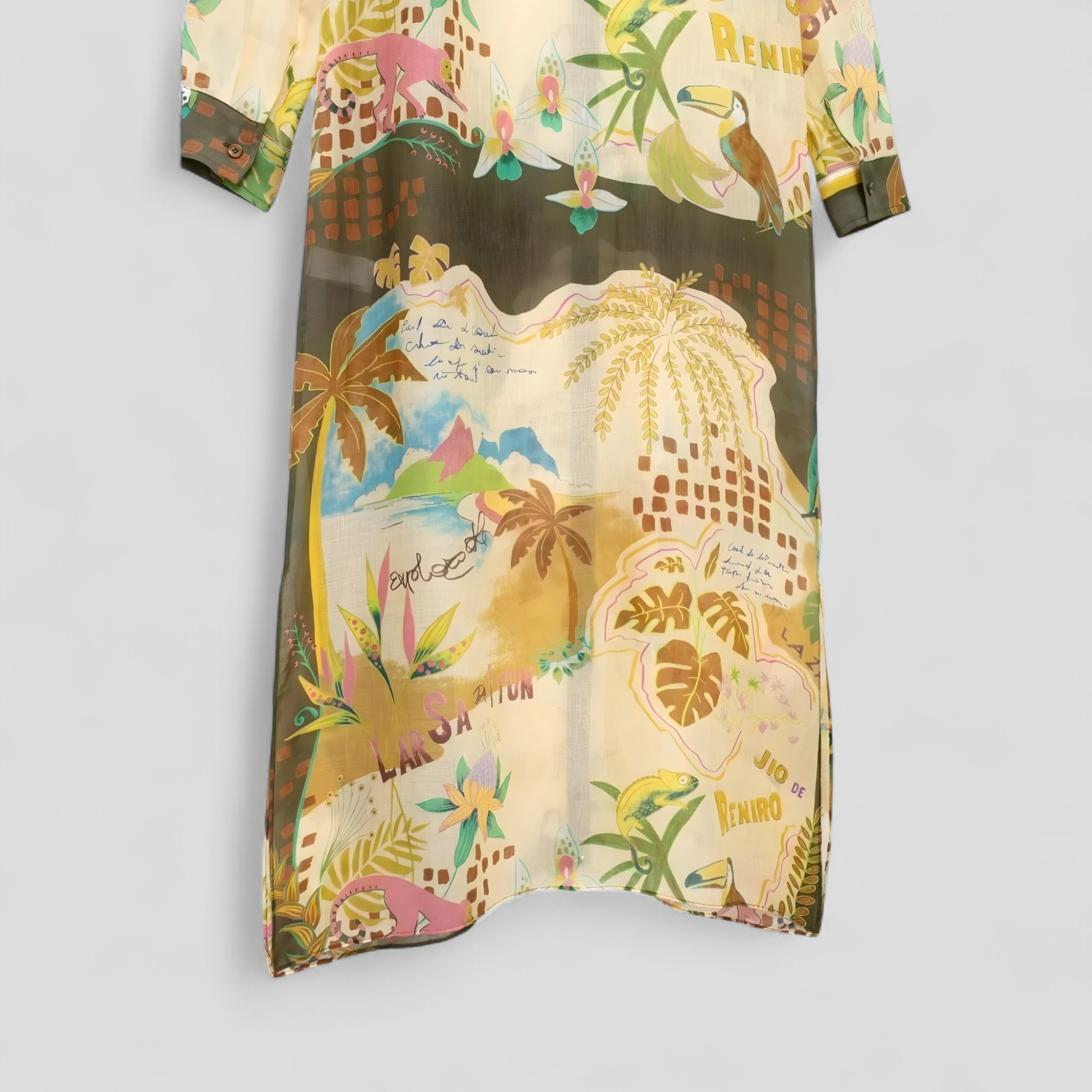 Delfina | Kvinders Elegant Linned Sommer Sæt - - Tøj sæt - {{ product_tags }