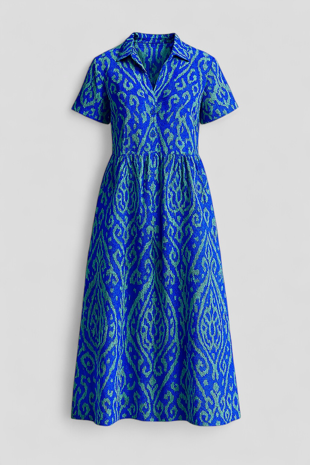 Armani | Kvinders Elegant Maxi Kjole med Lommer - Grøn - Kvinders Kjoler - {{ product_tags }