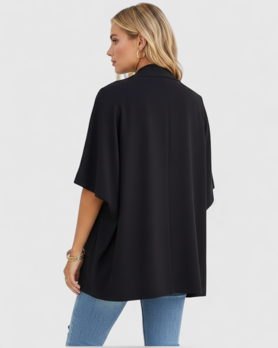 Mikte | Kvinders Elegant Midi Frakke i Bomuld - - Kvinders frakker og jakker - {{ product_tags }
