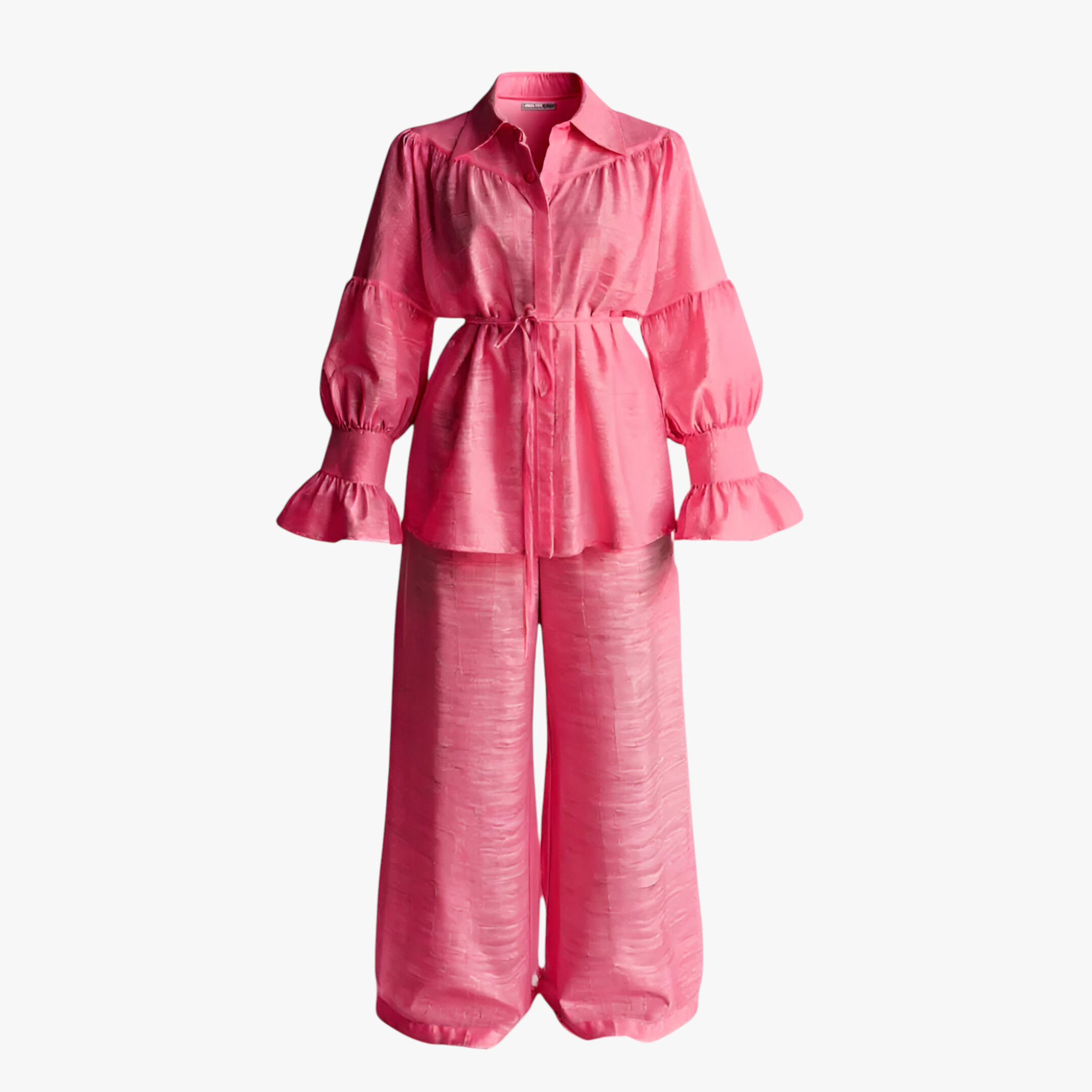 Allura | Kvinders Elegant Polyester Sæt - Rød - Kvinders tøj - {{ product_tags }