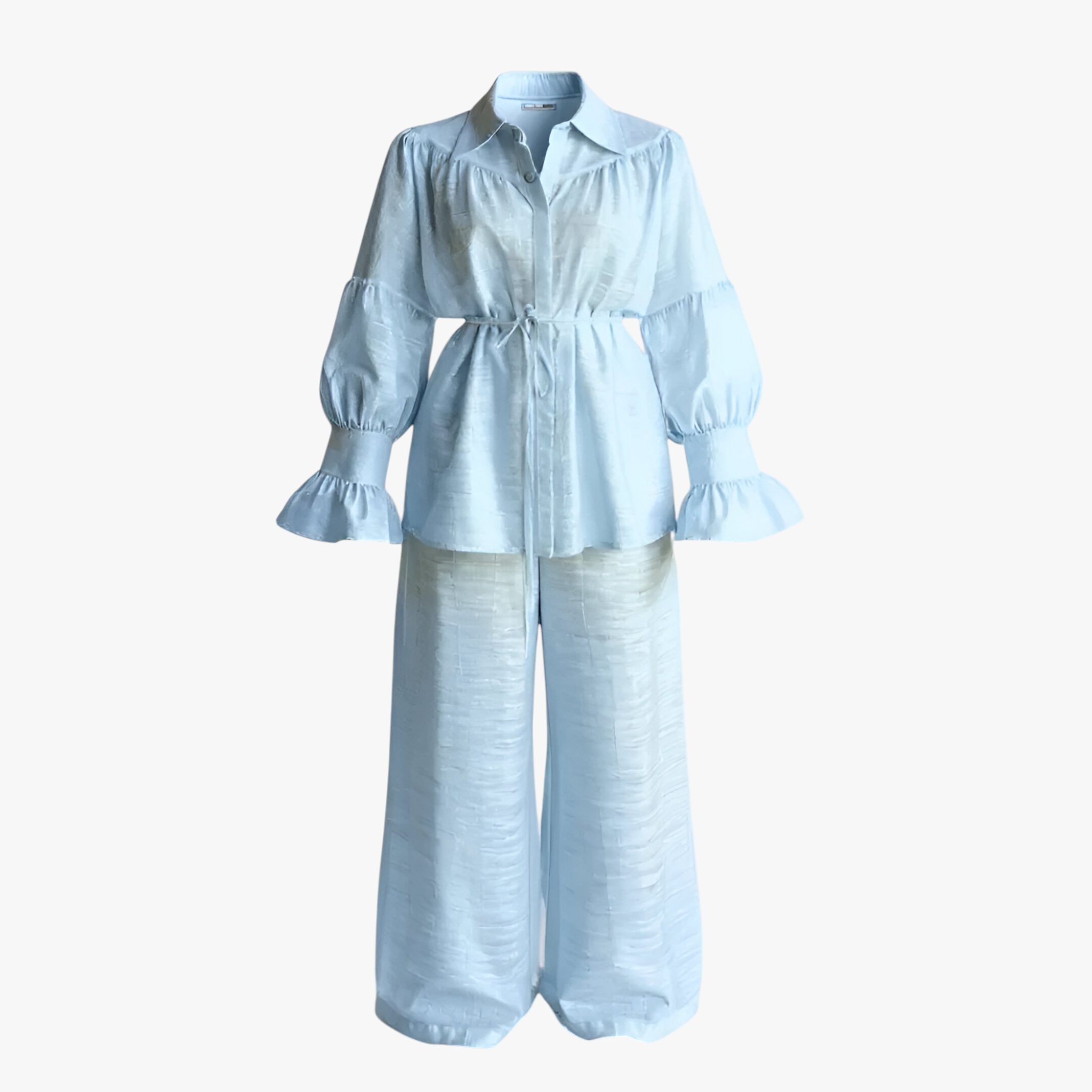 Allura | Kvinders Elegant Polyester Sæt - Blå - Kvinders tøj - {{ product_tags }