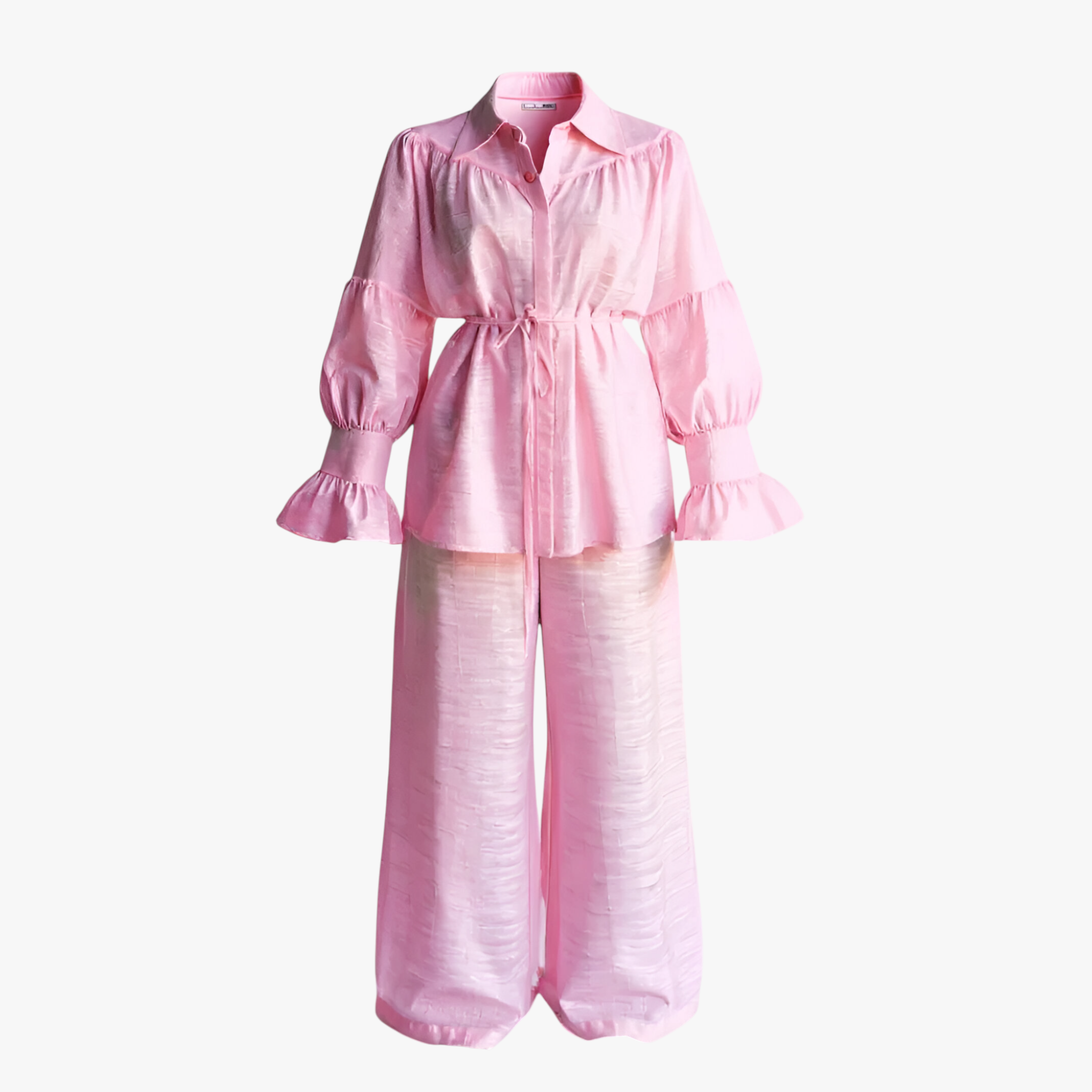 Allura | Kvinders Elegant Polyester Sæt - Rosa - Kvinders tøj - {{ product_tags }