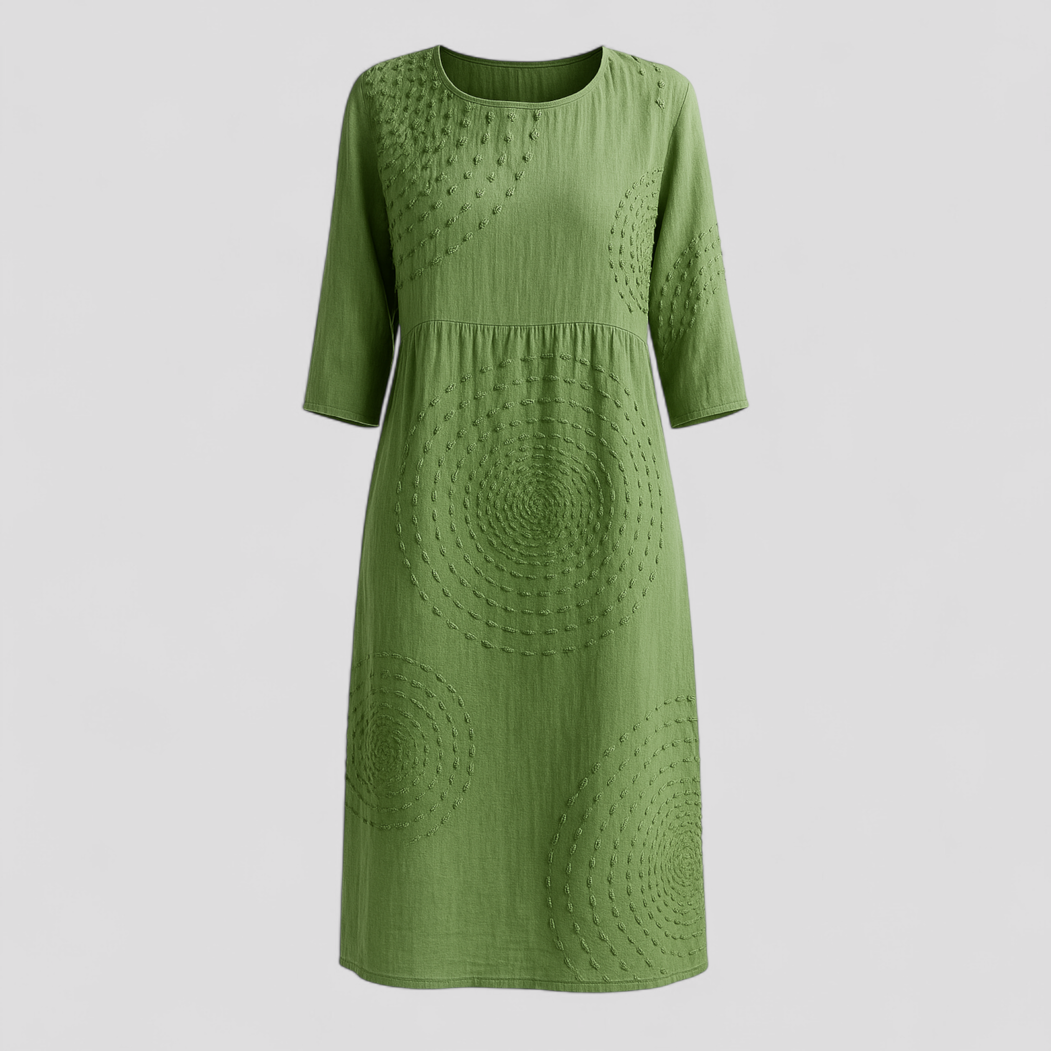 Nevie | Kvinders Elegant Sommerkjole - Lys grøn - Kjoler - {{ product_tags }