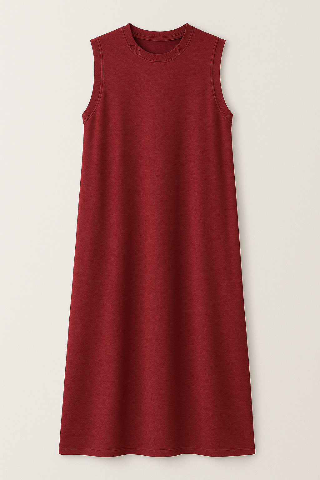 Phoebe | Kvinders Elegant Sommernederdel med Lommer - Vino Rød - Nederdele - {{ product_tags }