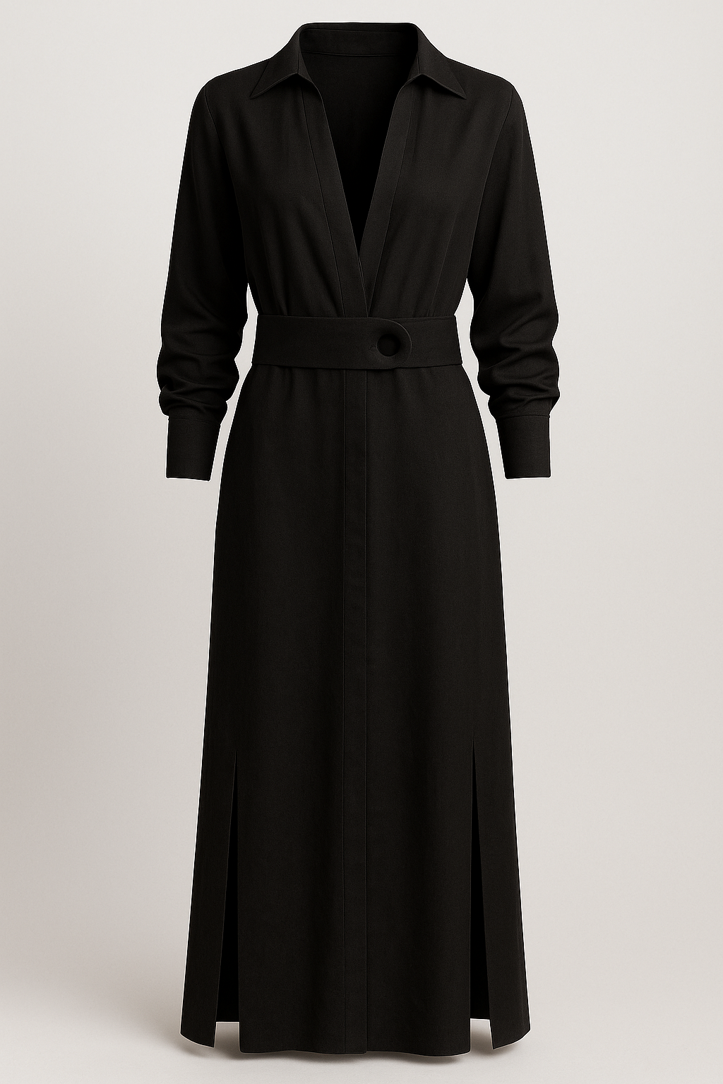 Maggie | Kvinders Elegant Maxi Kjole - Sort - Kvinders Kjoler - {{ product_tags }