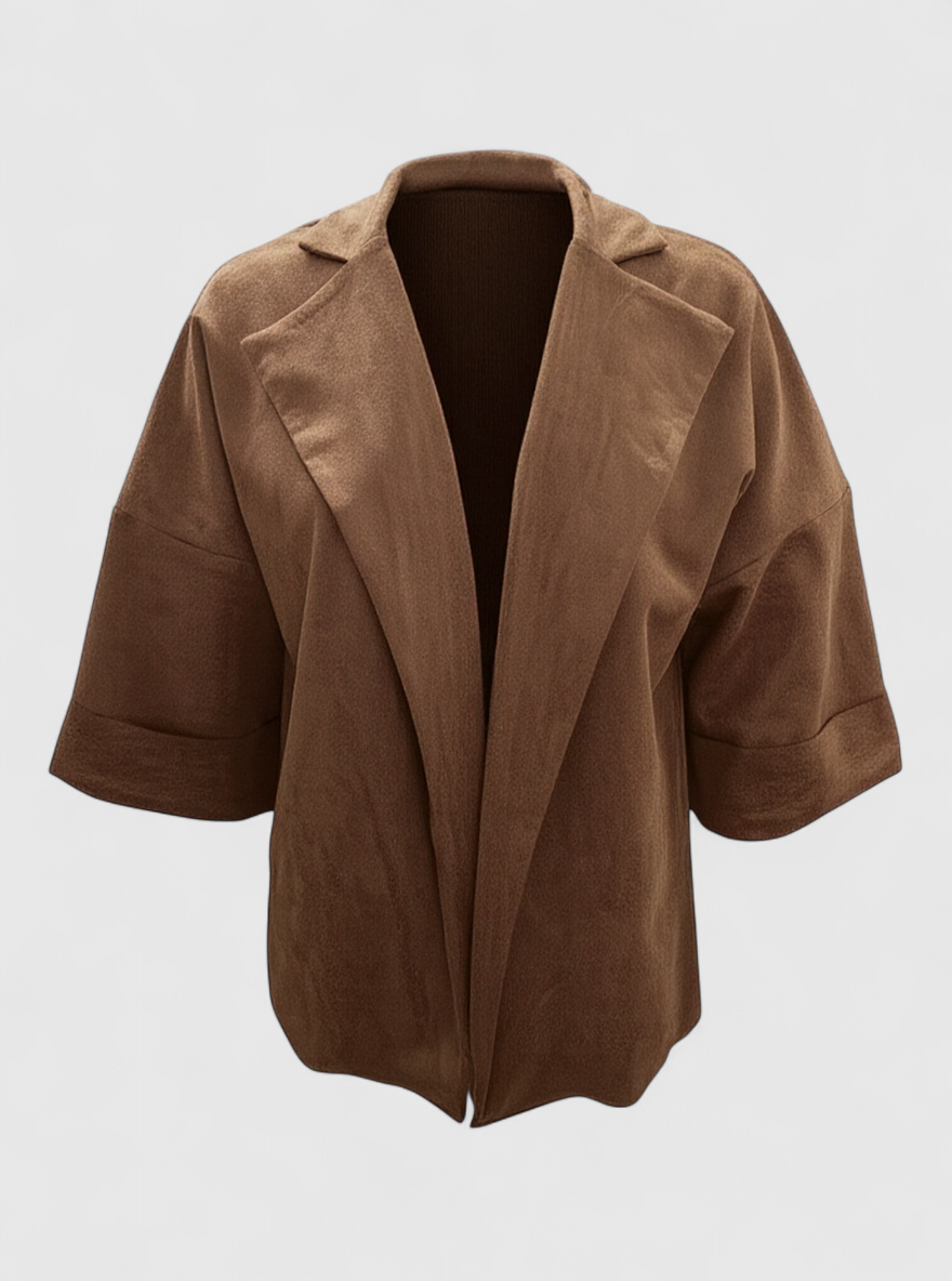 Siena | Kvinders Elegant Cardigan - Khaki - Cardigans - {{ product_tags }