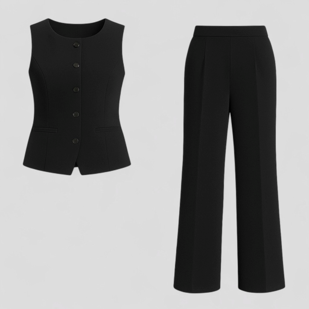 Ambra | Kvinders Elegante Sæt til Enhver Lejlighed - Sort - Kvinders tøj - {{ product_tags }