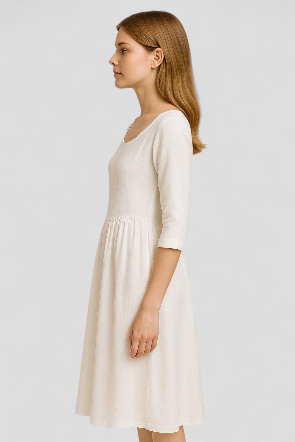 Rita | Kvinders Komfortabel Linned Sommerkjole - - Kvinders Kjoler - {{ product_tags }