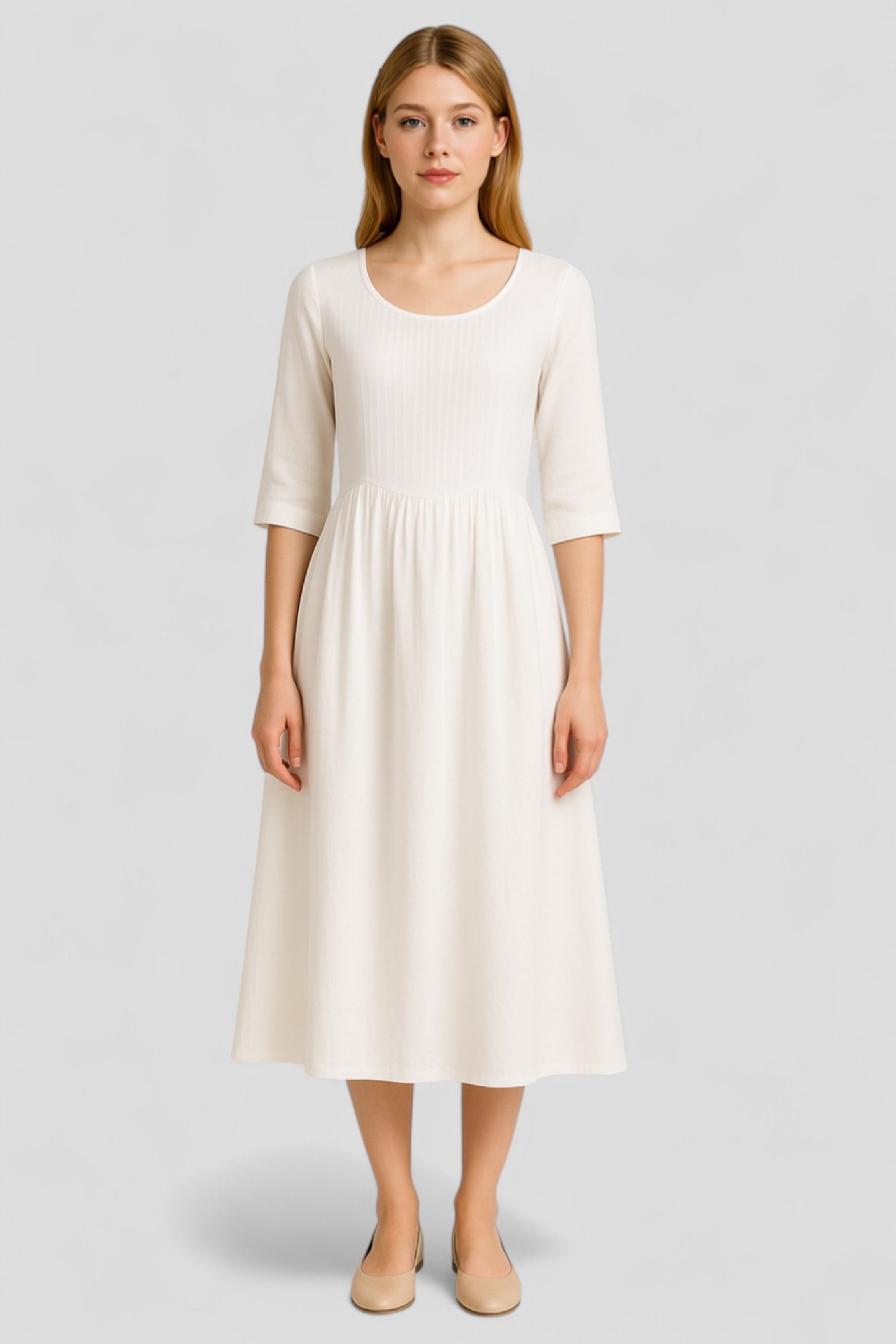 Rita | Kvinders Komfortabel Linned Sommerkjole - - Kvinders Kjoler - {{ product_tags }