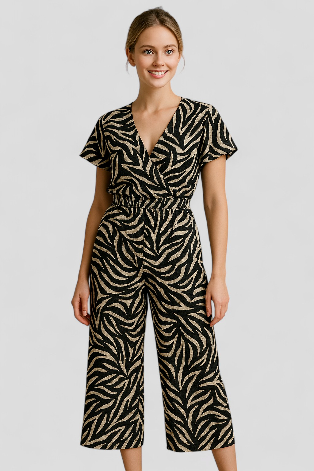 Tessie | Kvinders Stilfulde Jumpsuit med Pantermotiv - - Kvinders tøj - {{ product_tags }