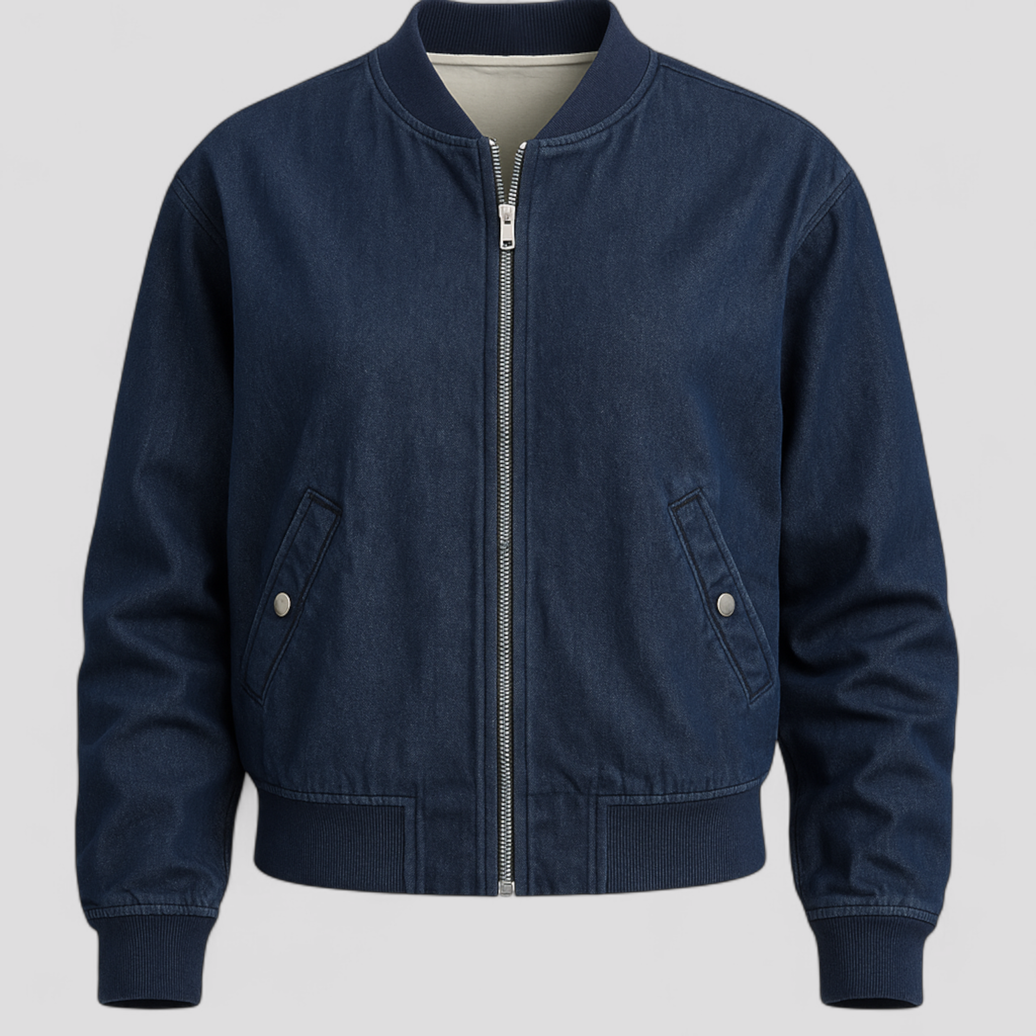 Nadia | Kvinders Unikke Jeans Bomberjakke - Default - Bomberjakker - {{ product_tags }