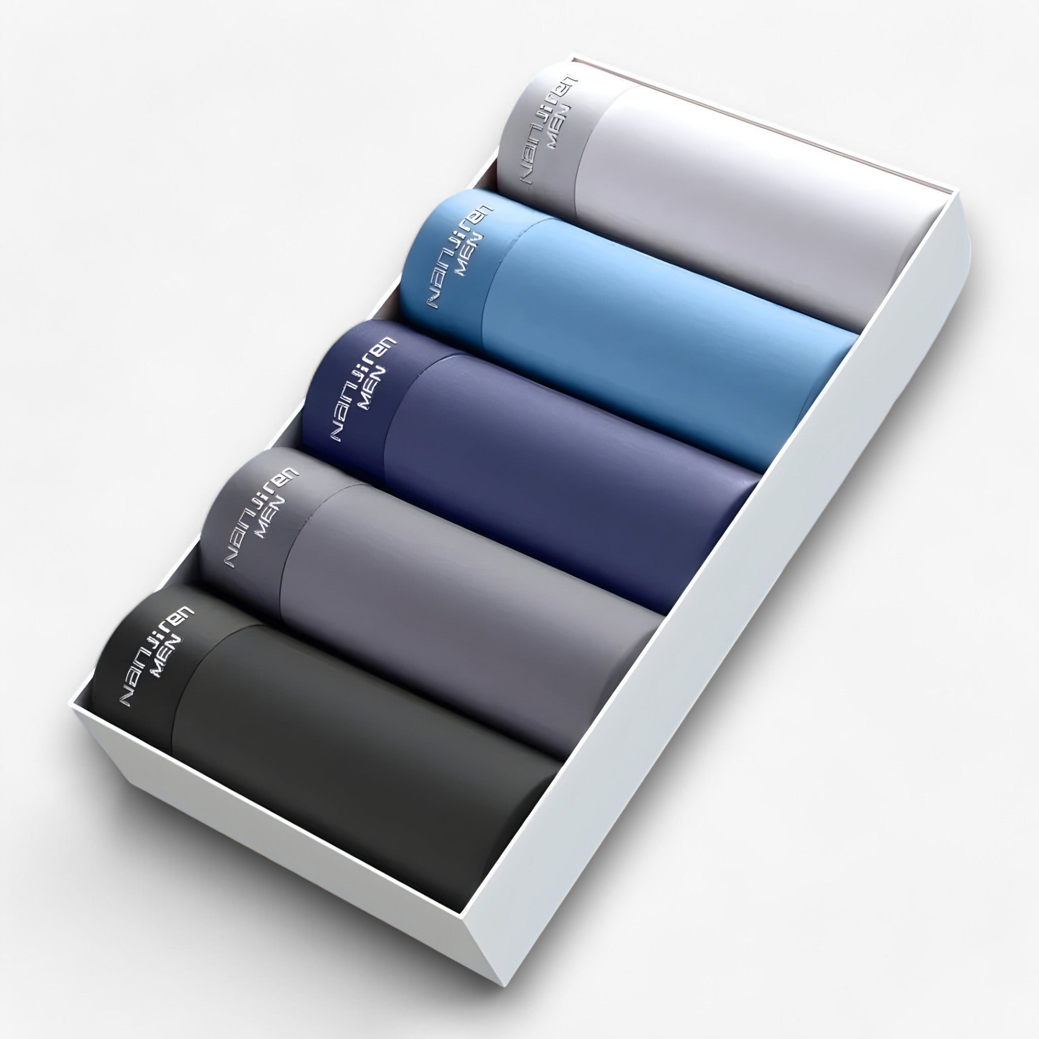 Leo | Herenslip - Åndbar og sømløs (5+5 gratis) - Blå-grå-grøn-pink-lyseblå - men's fashion - {{ product_tags }