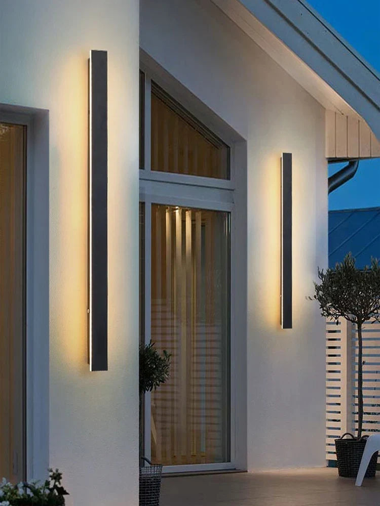 Moderne Udendørs LED Væglampe – Haver & Terrasser