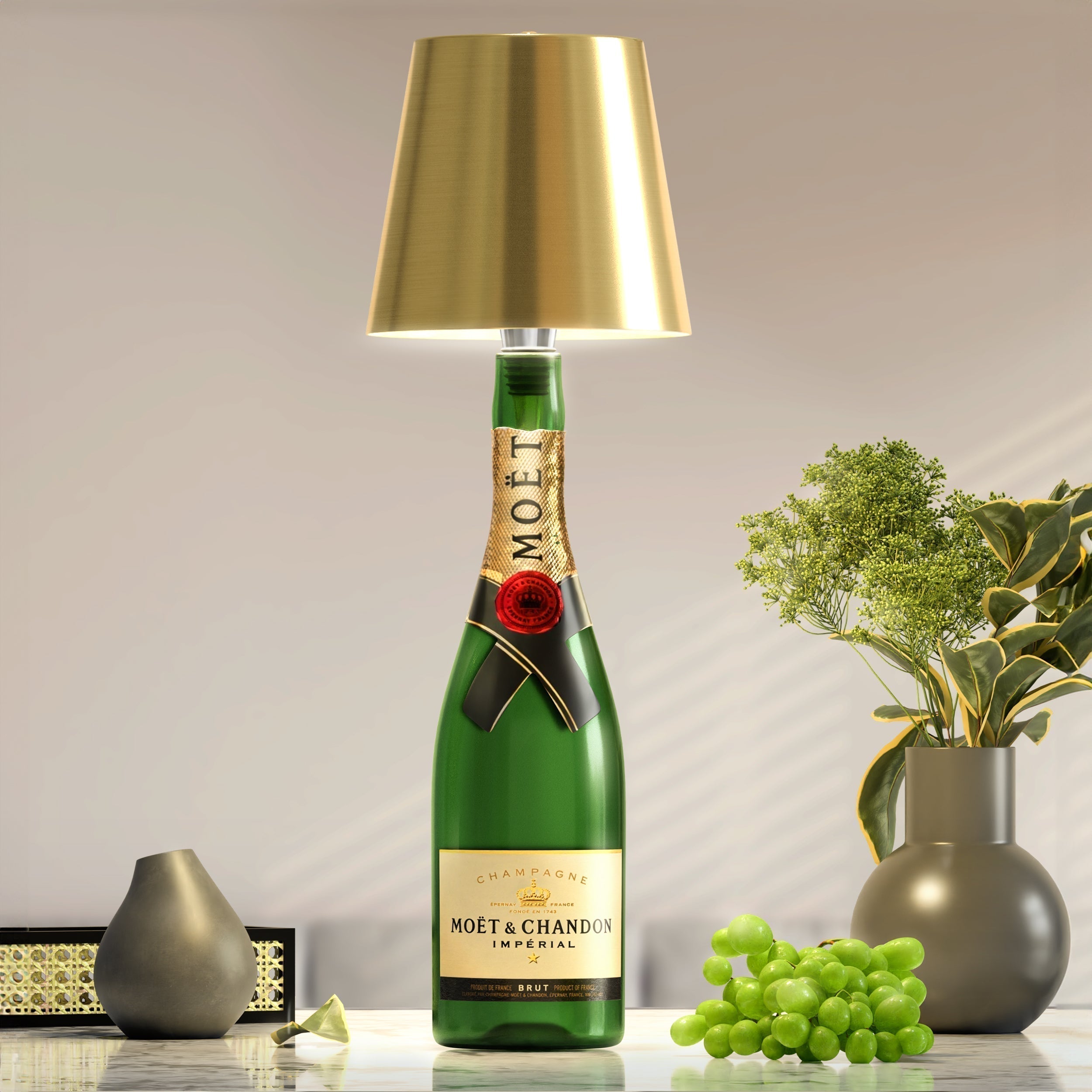 ARIA - Trådlampe til Flaske - Bærbar og Stilfuld Belysning - - house & garden - {{ product_tags }