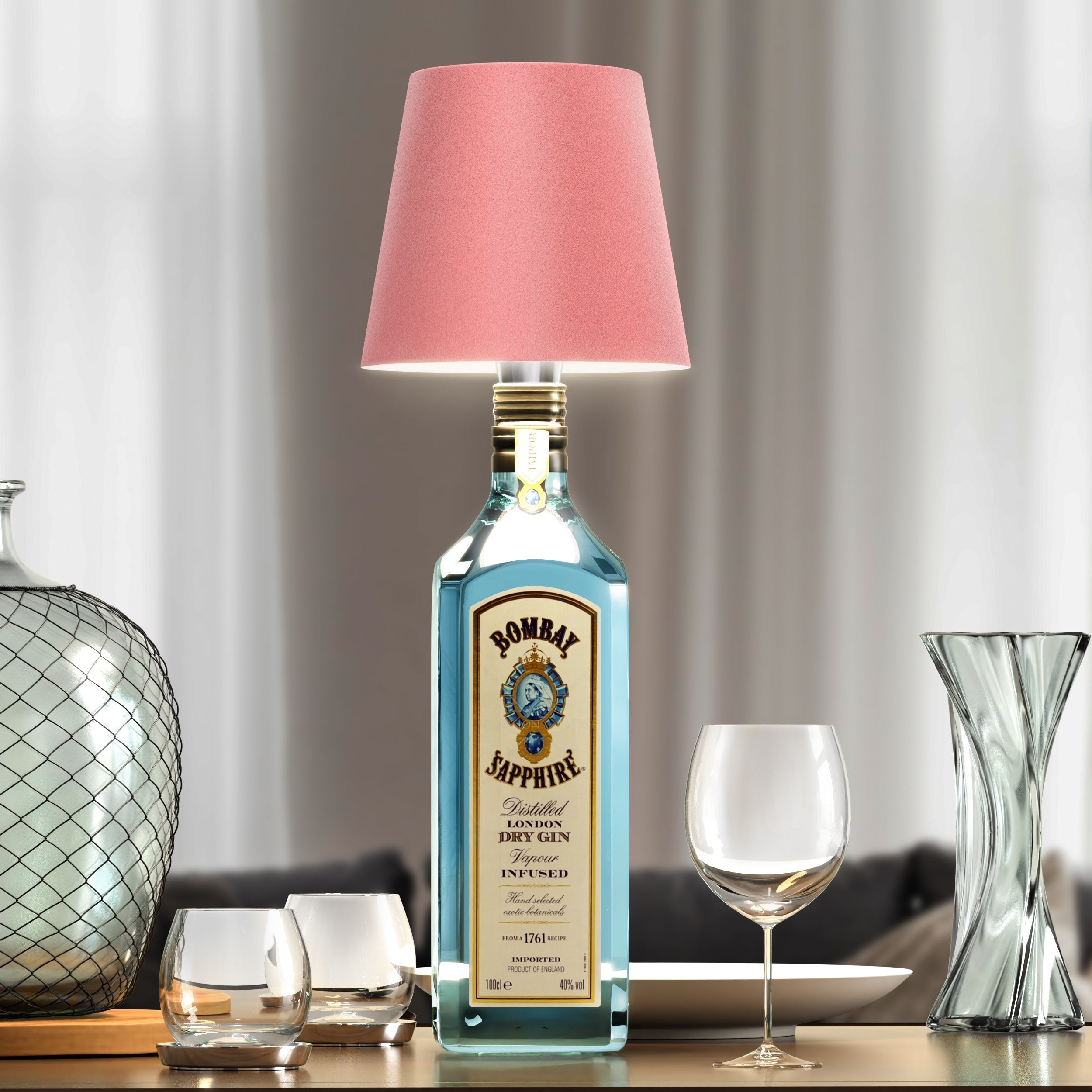 ARIA - Trådlampe til Flaske - Bærbar og Stilfuld Belysning - - house & garden - {{ product_tags }