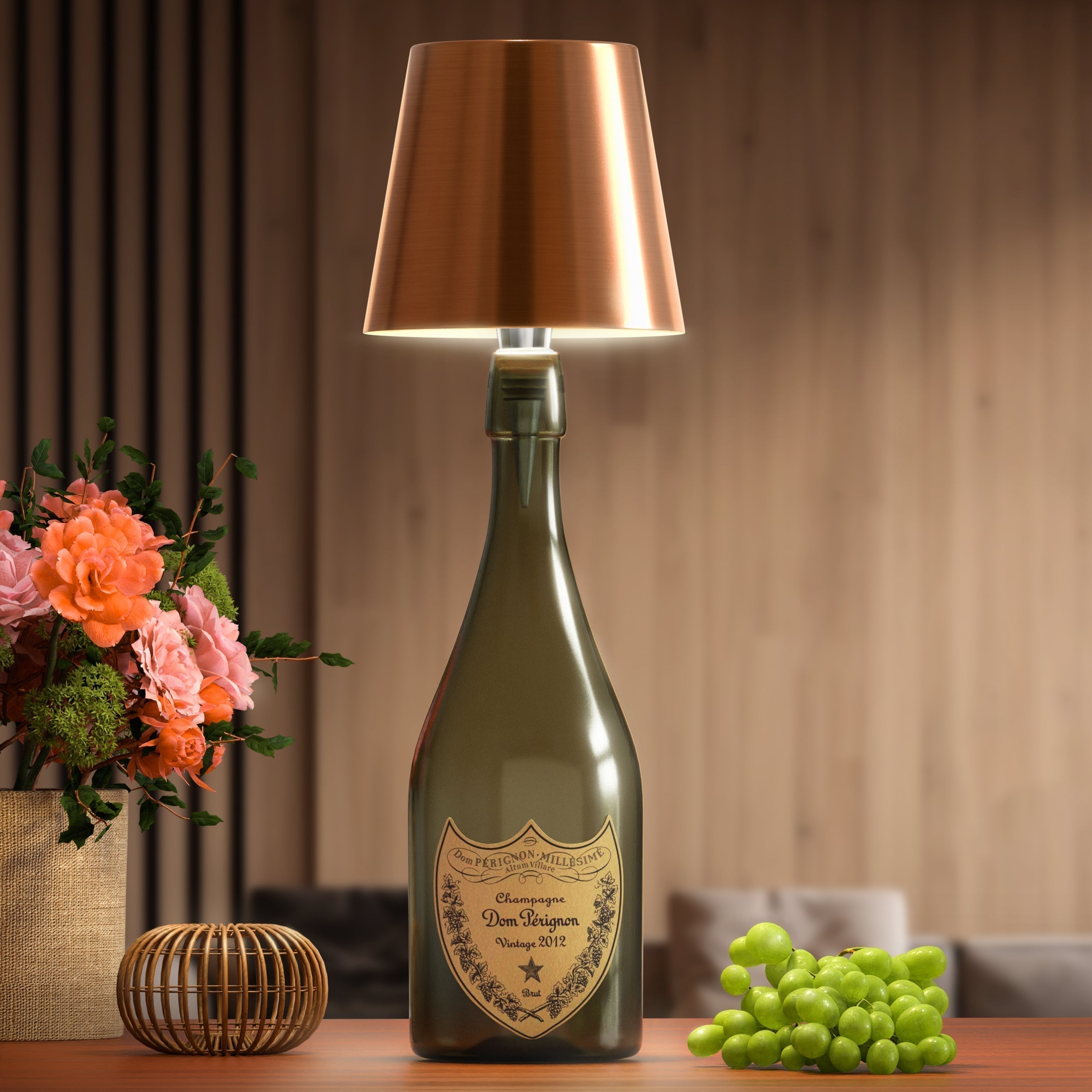 ARIA - Trådlampe til Flaske - Bærbar og Stilfuld Belysning - - house & garden - {{ product_tags }