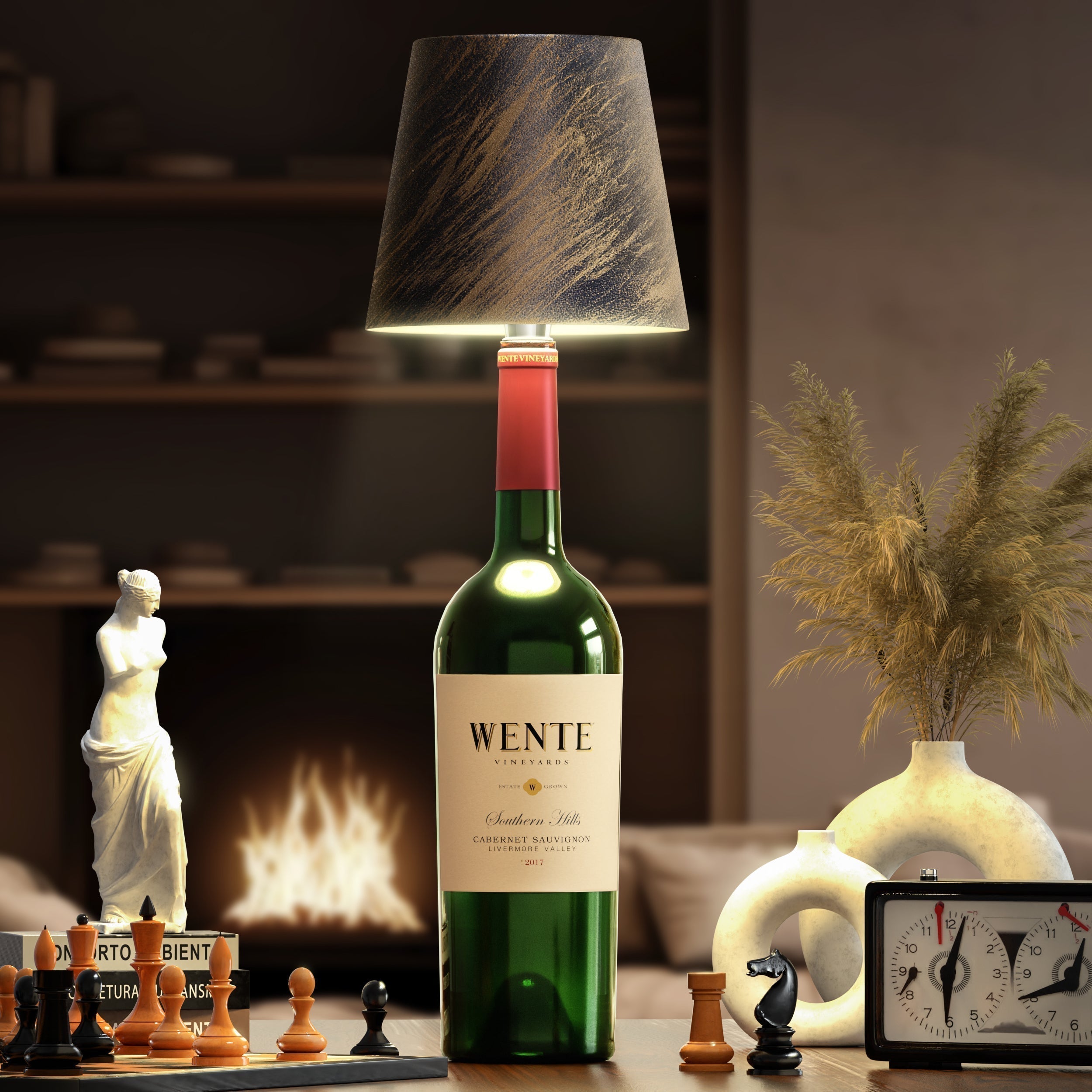 ARIA - Trådlampe til Flaske - Bærbar og Stilfuld Belysning - - house & garden - {{ product_tags }